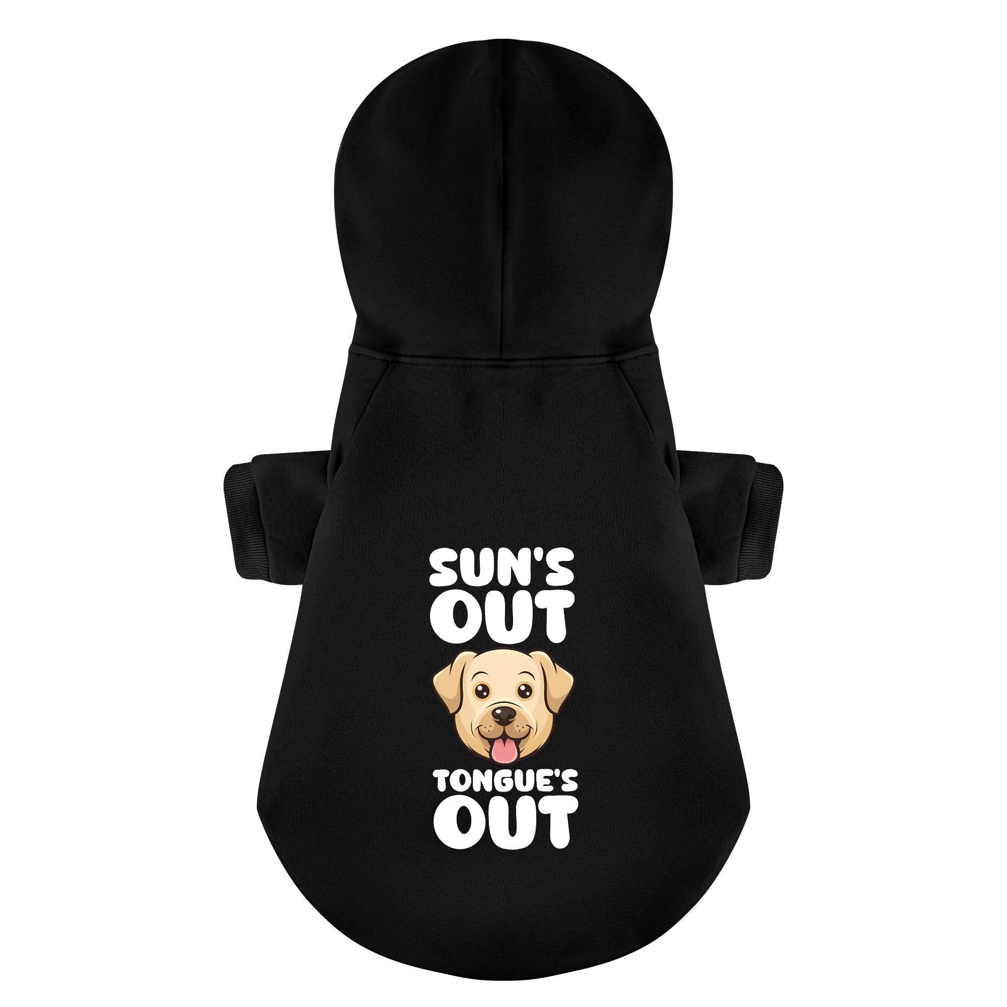 Sun’s Out, Tongue’s Out - Labrador Hoodie - Dog Clothes