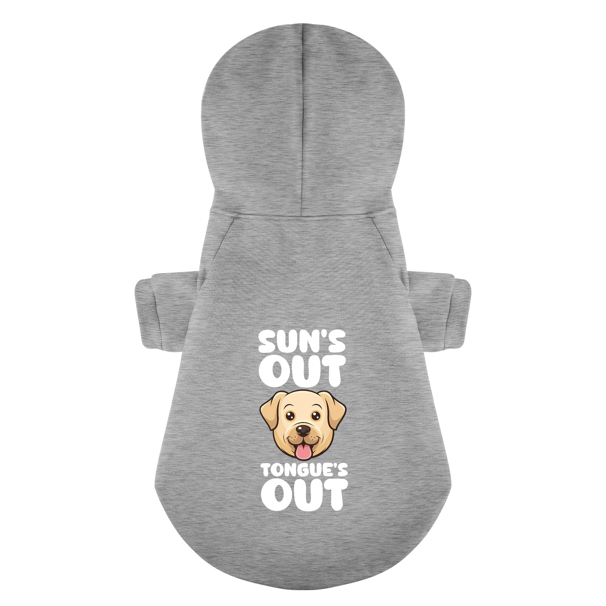 Sun’s Out, Tongue’s Out - Labrador Hoodie - Dog Clothes