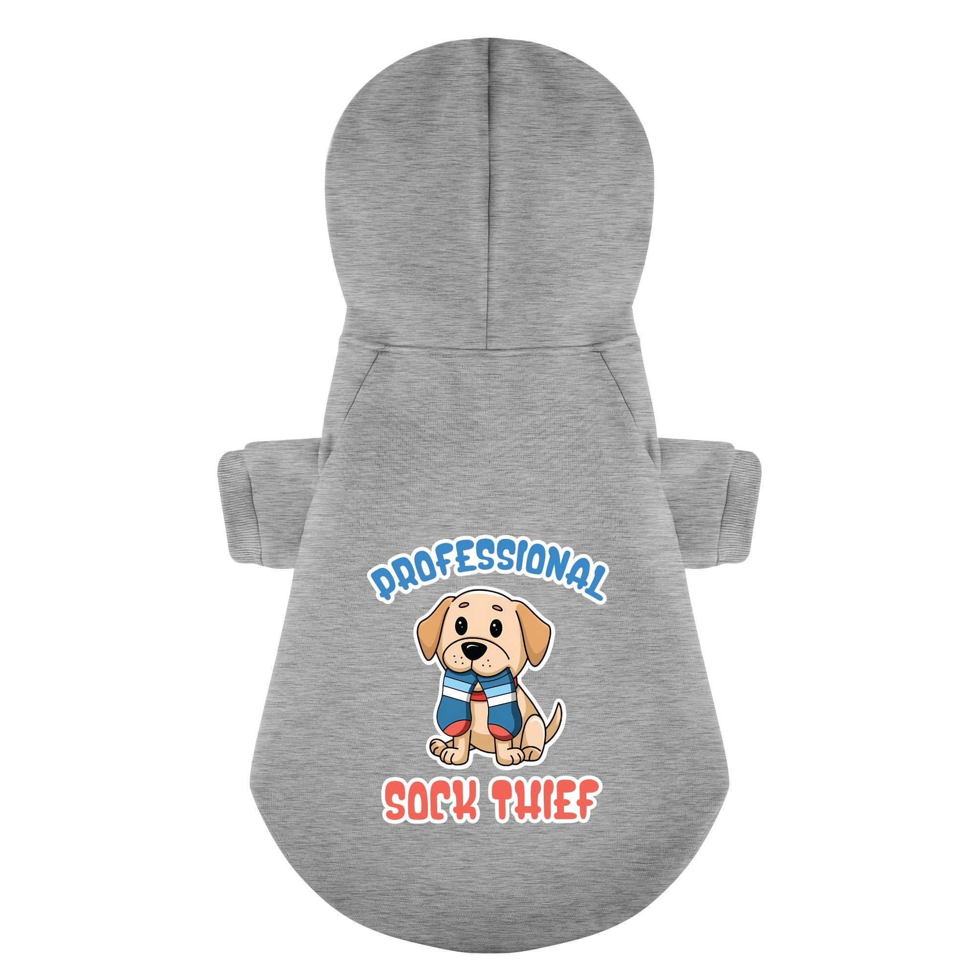 Professional Sock Thief - Labrador Hoodie - Dog Clothes