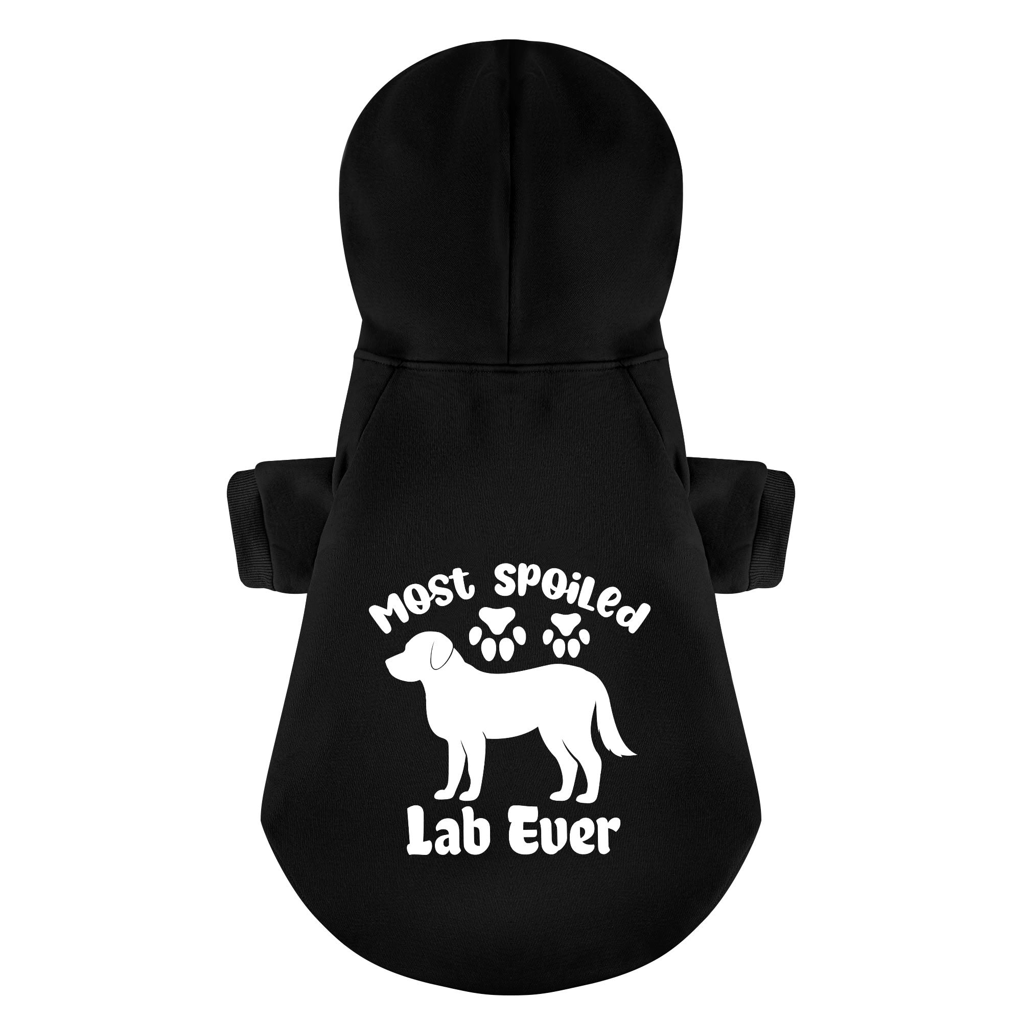 Most Spoiled Lab Ever - Labrador Hoodie - Dog Clothes