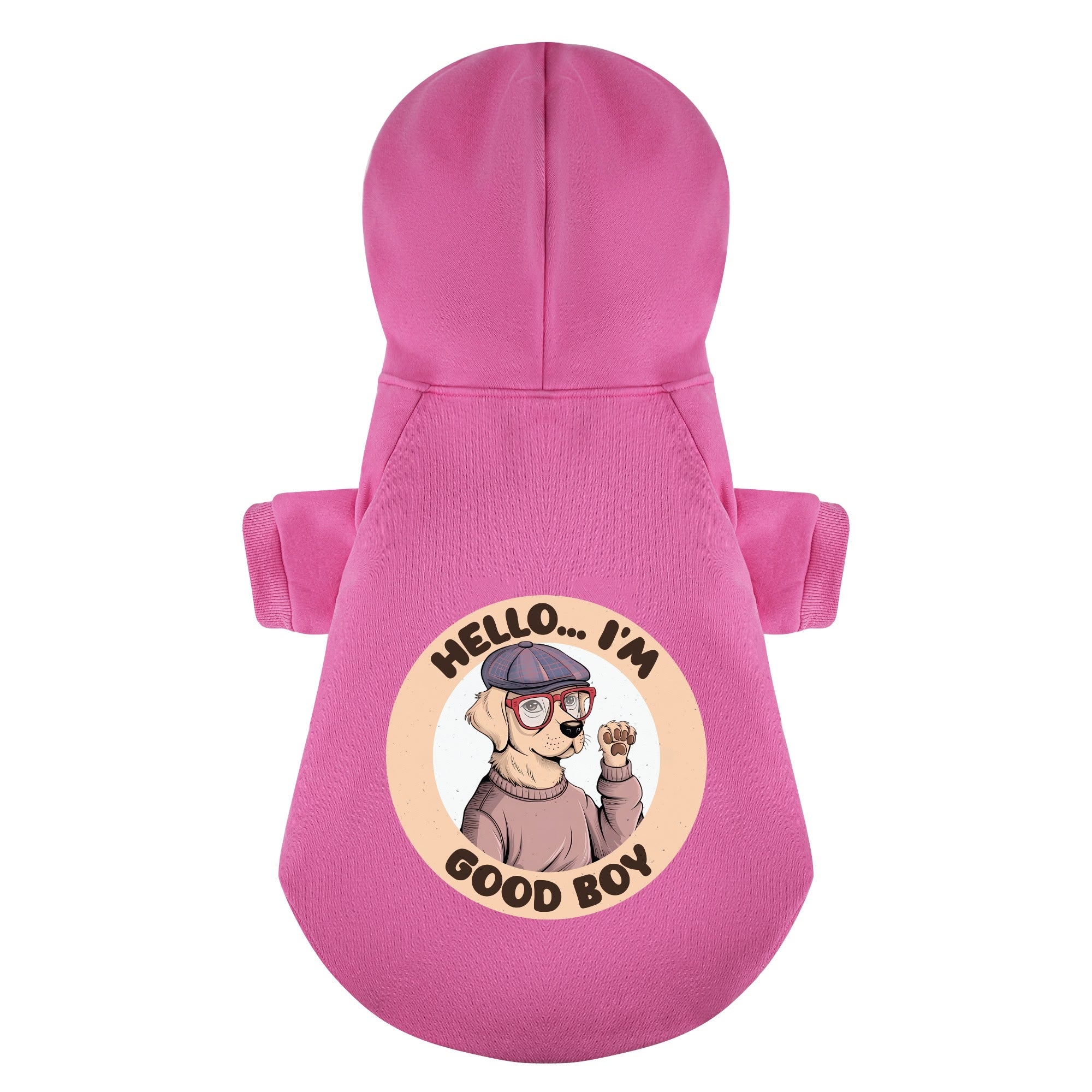 HELLO... IM GOOD BOY - Labrador Hoodie - Dog Clothes