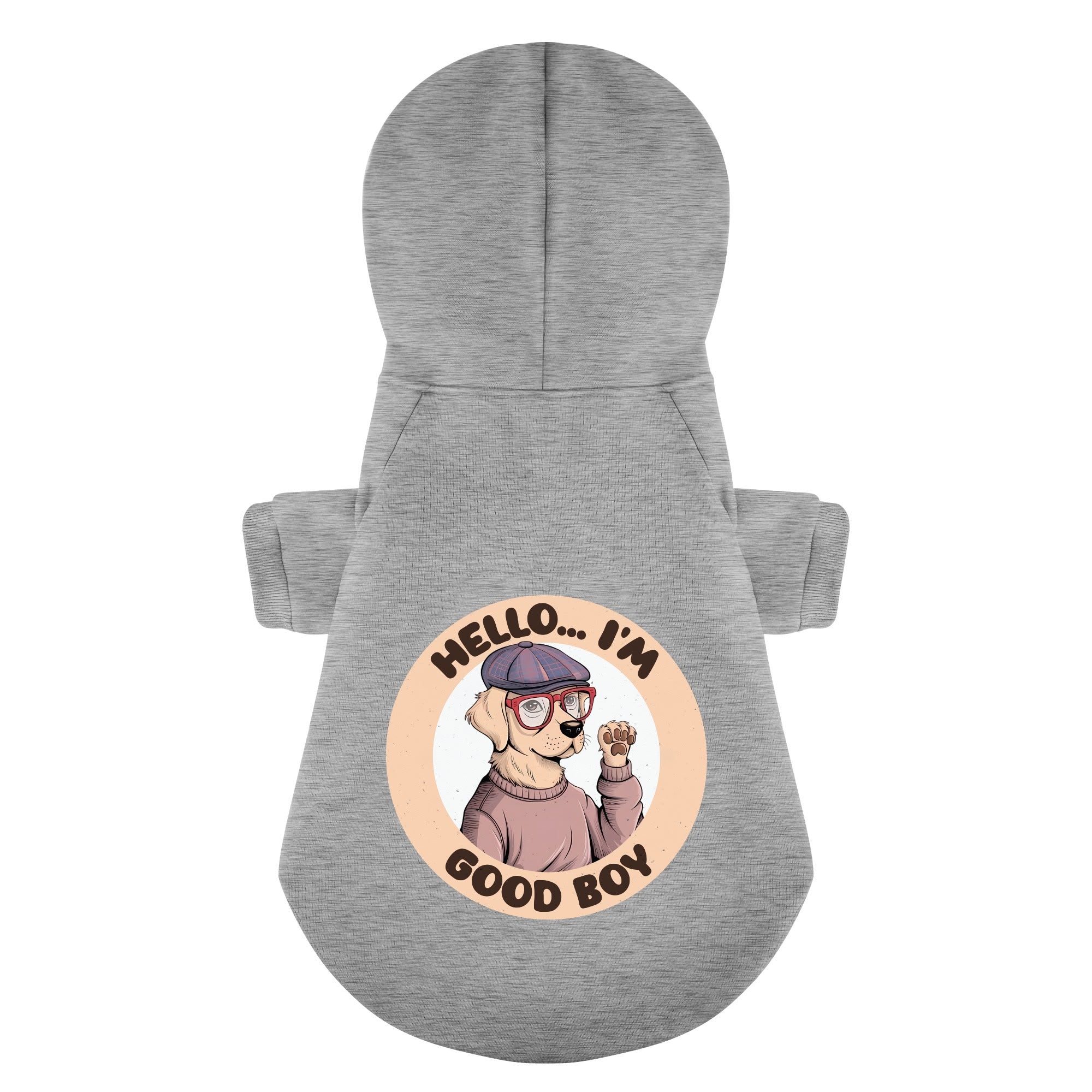 HELLO... IM GOOD BOY - Labrador Hoodie - Dog Clothes