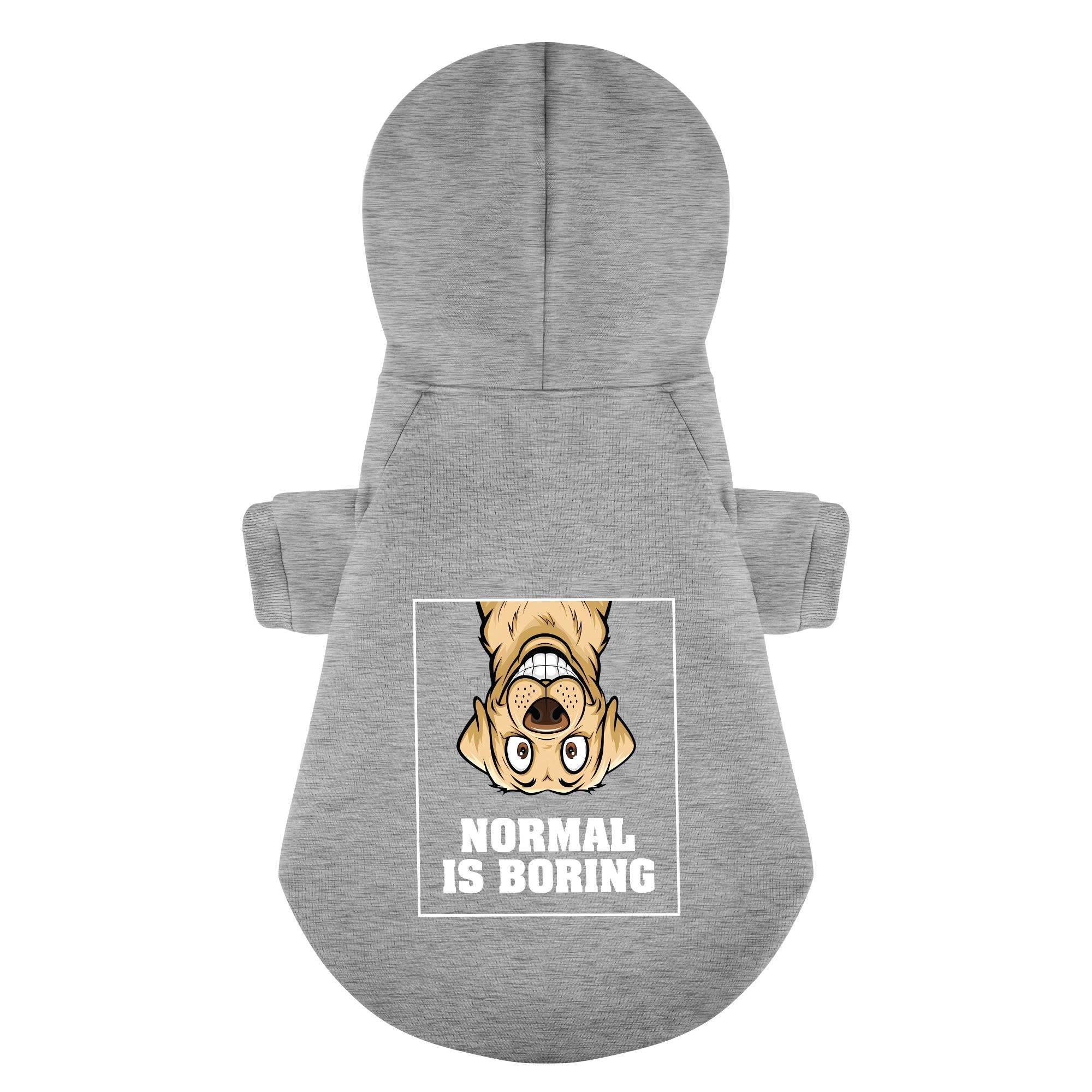 NORMAL IS BORING - Labrador Hoodie - Dog Clothes