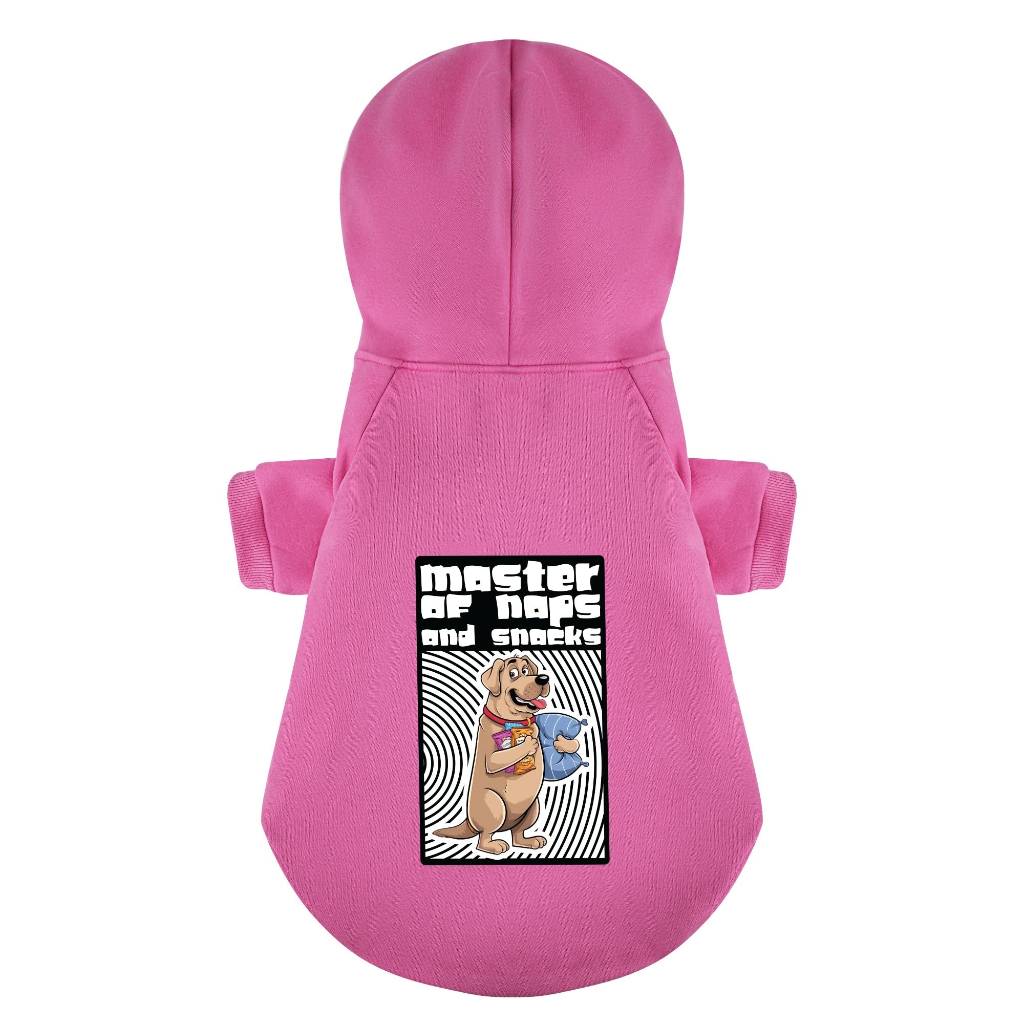 Master of Naps & Snacks - Labrador Hoodie - Dog Clothes