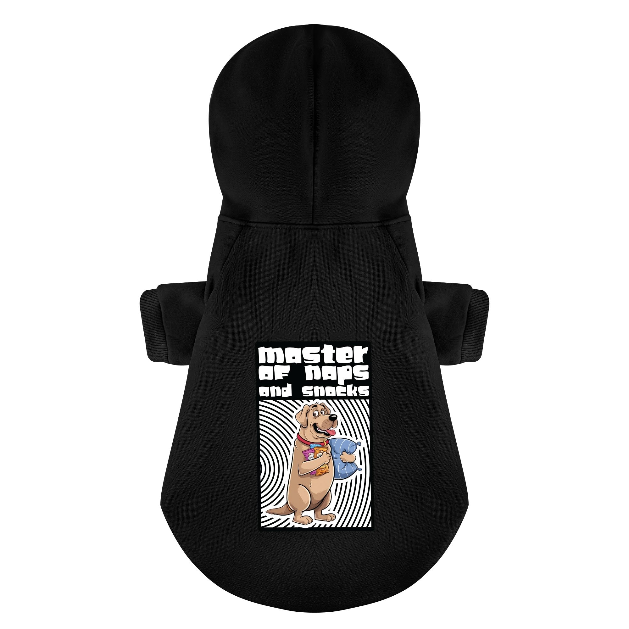 Master of Naps & Snacks - Labrador Hoodie - Dog Clothes