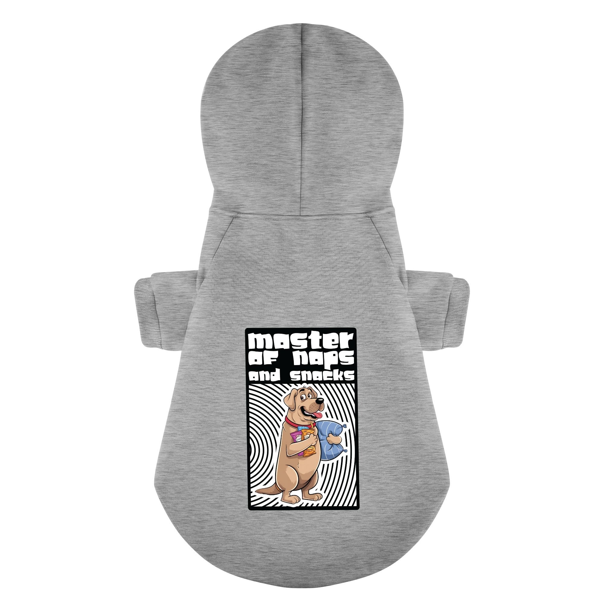 Master of Naps & Snacks - Labrador Hoodie - Dog Clothes