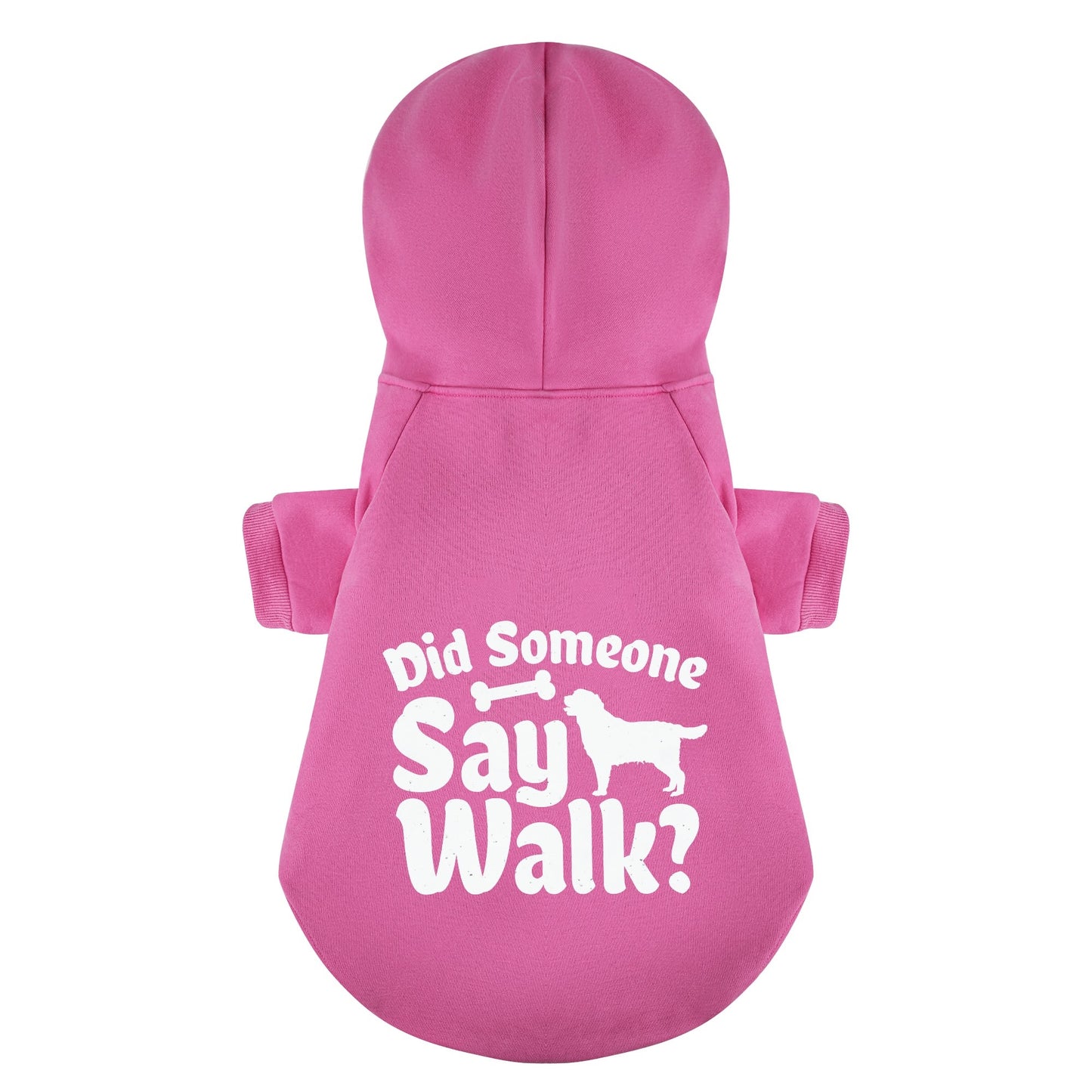 Did Someone Say Walk? - Labrador Hoodie - Dog Clothes