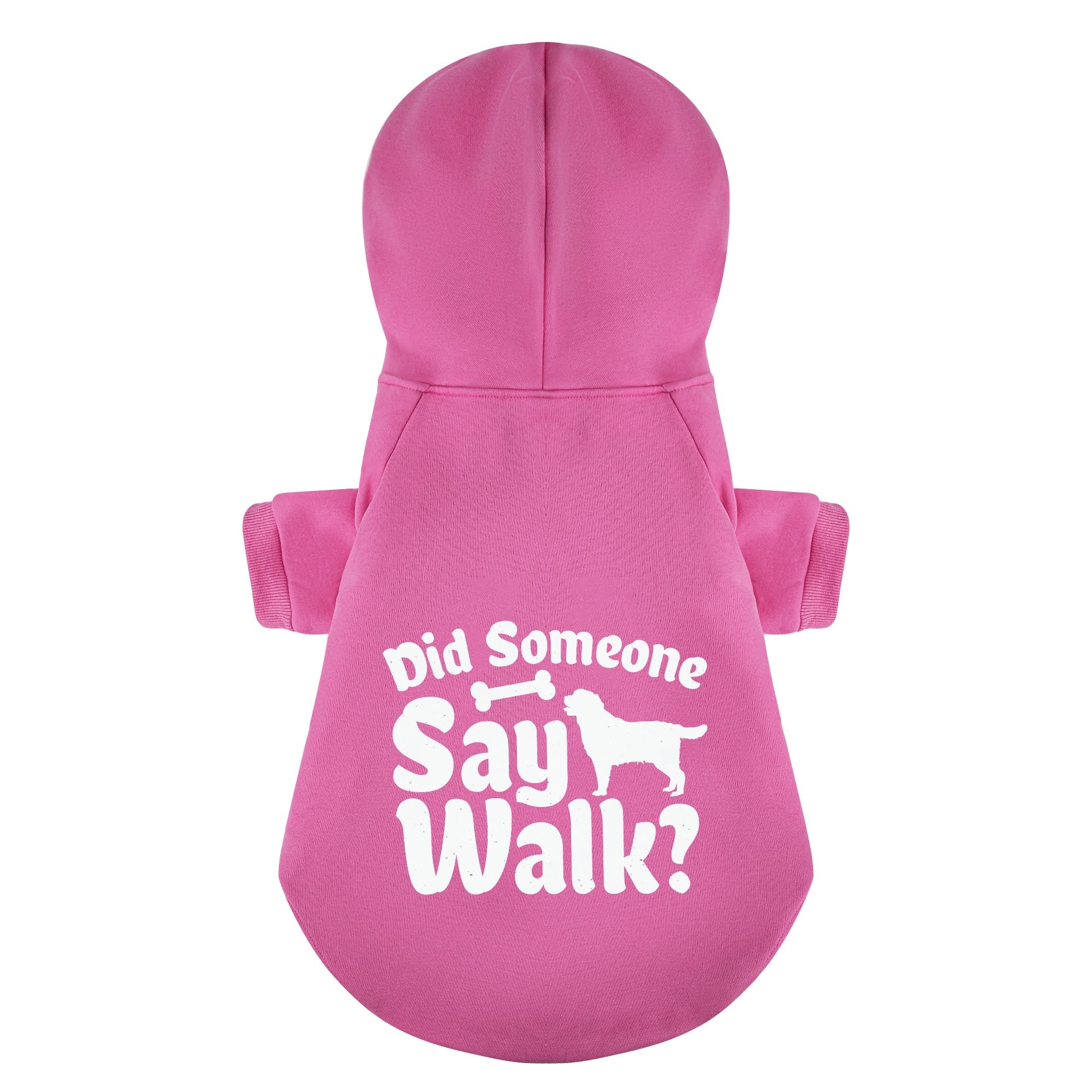 Did Someone Say Walk? - Labrador Hoodie - Dog Clothes