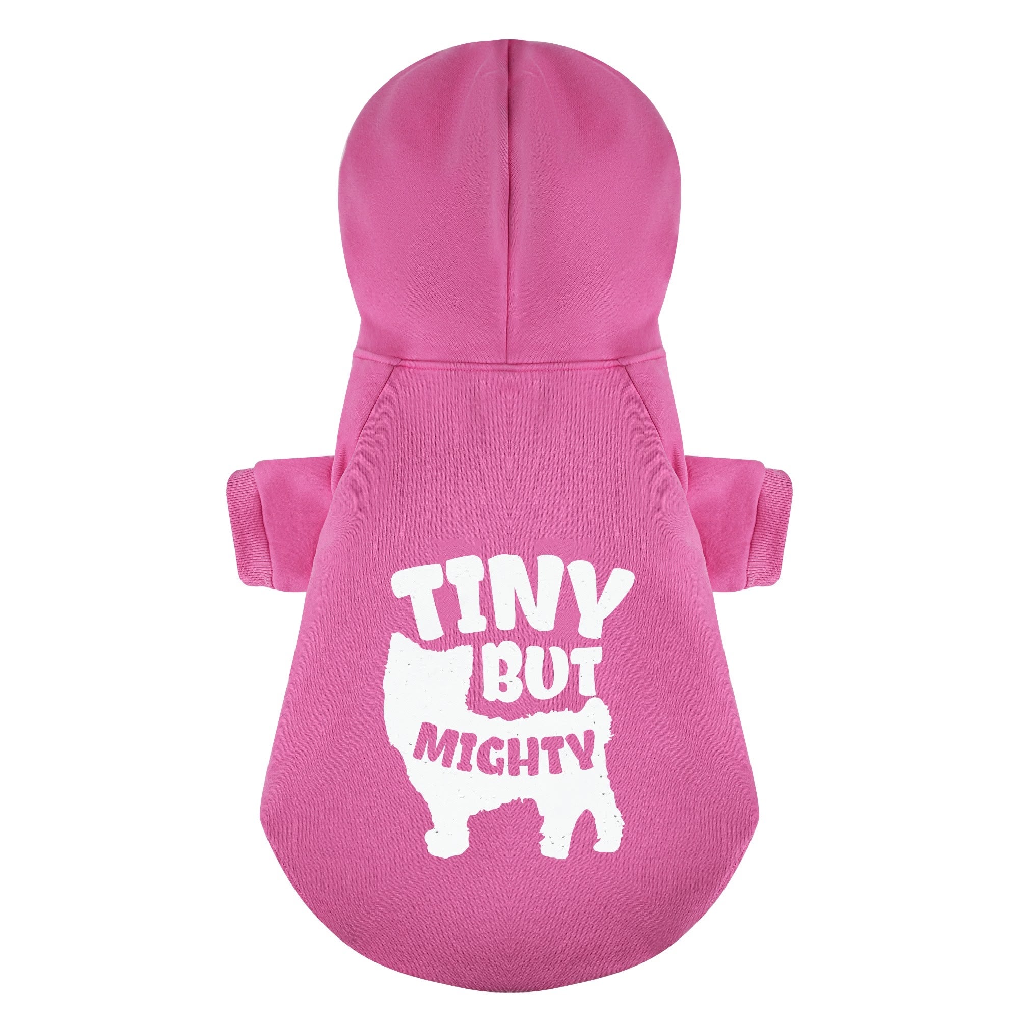 Tiny but mighty - Yorkie Hoodie - Dog Clothes
