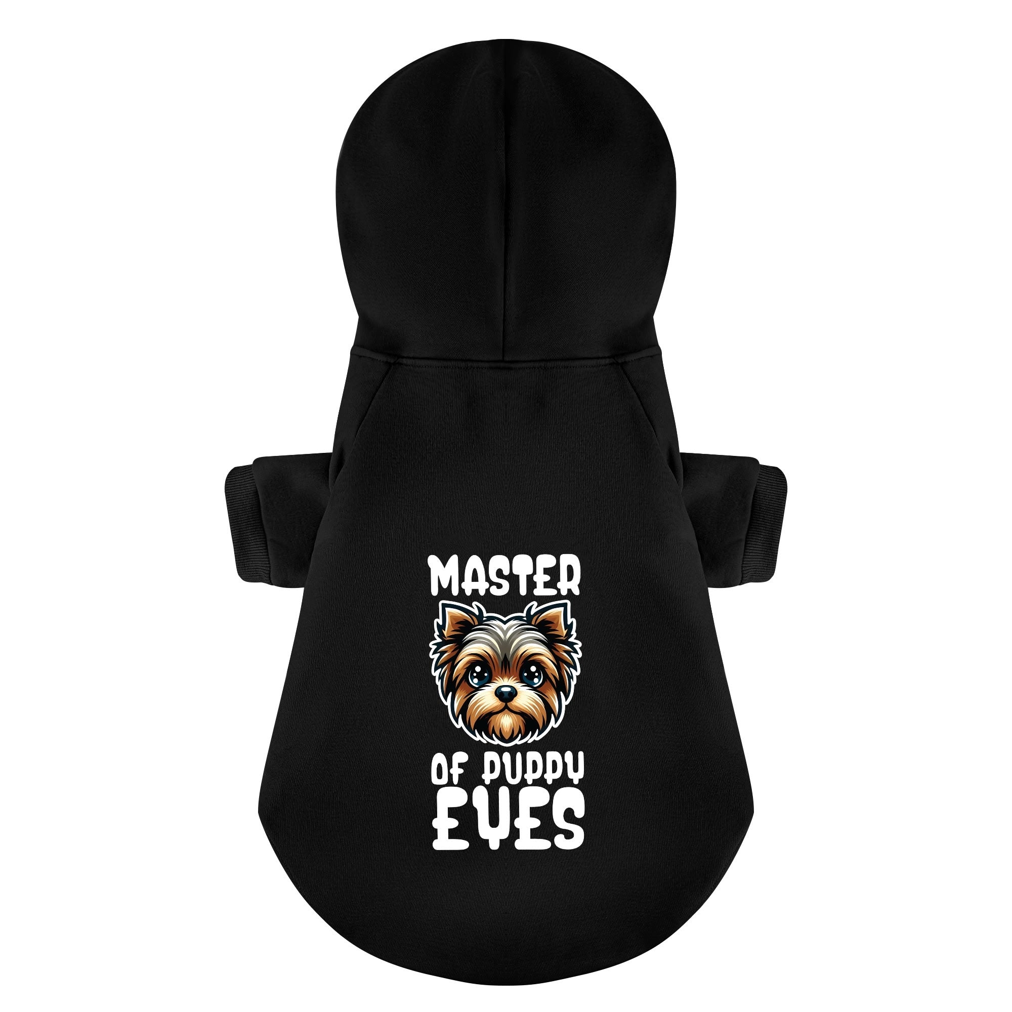 Master of Puppy Eyes - Yorkie Hoodie - Dog Clothes