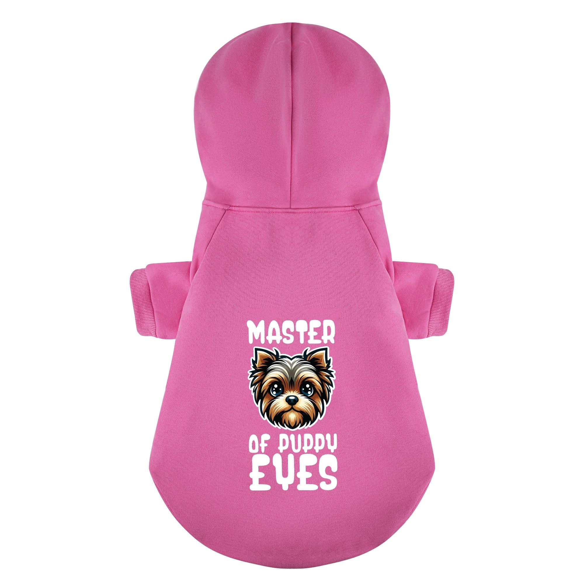 Master of Puppy Eyes - Yorkie Hoodie - Dog Clothes