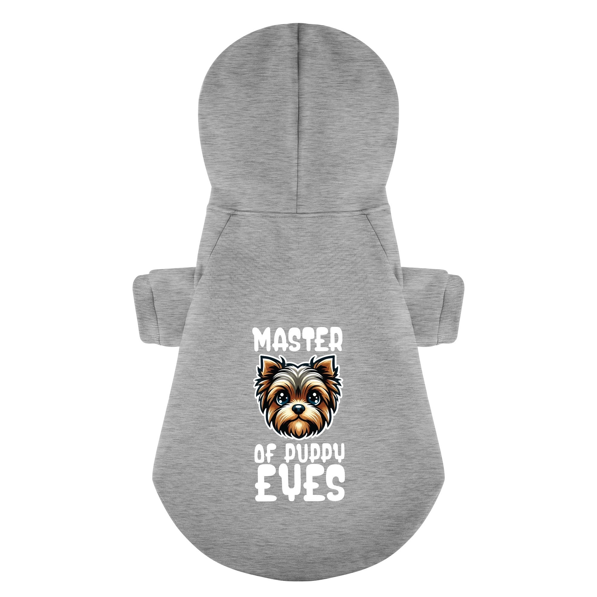 Master of Puppy Eyes - Yorkie Hoodie - Dog Clothes