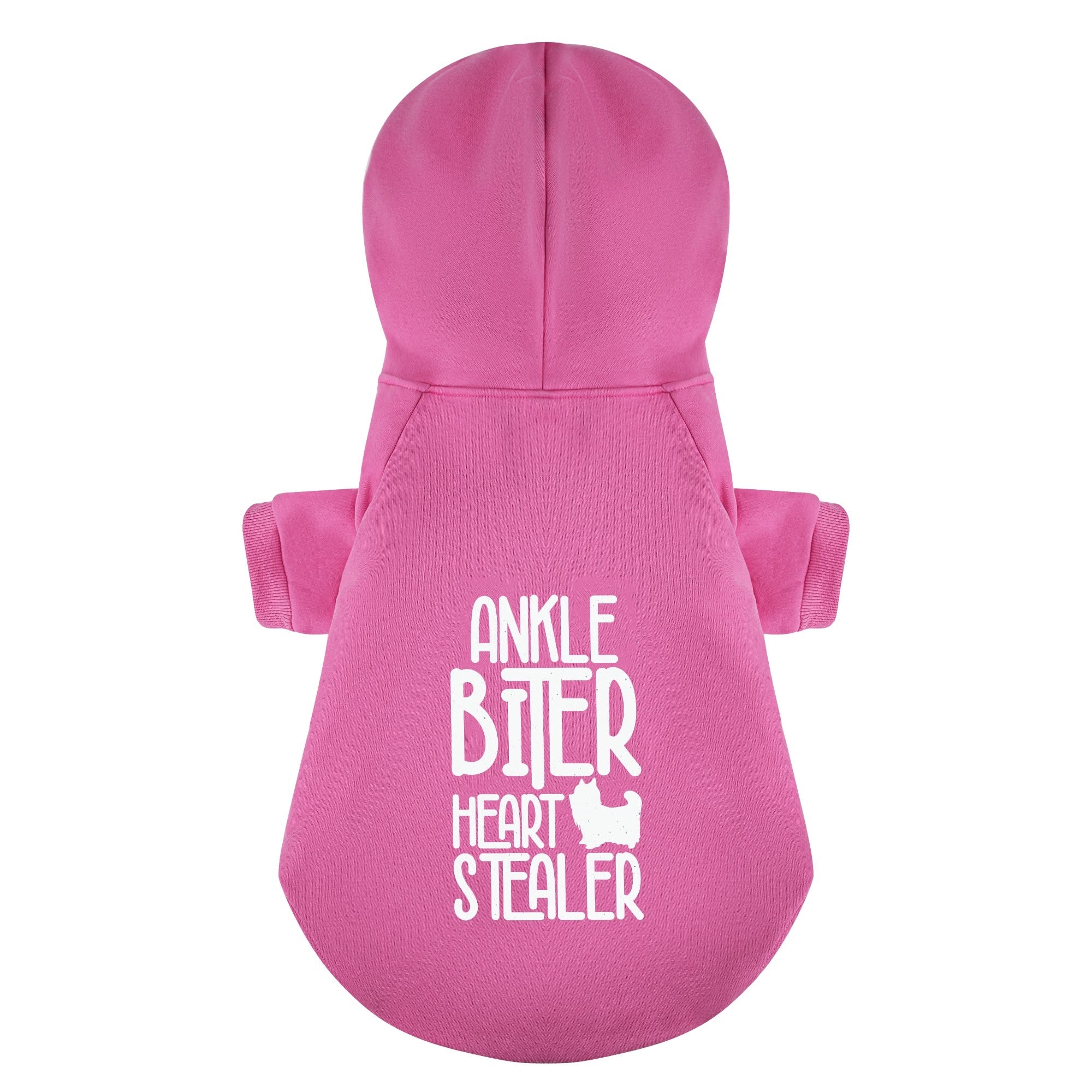 Ankle biter, heart stealer - Yorkie Hoodie - Dog Clothes