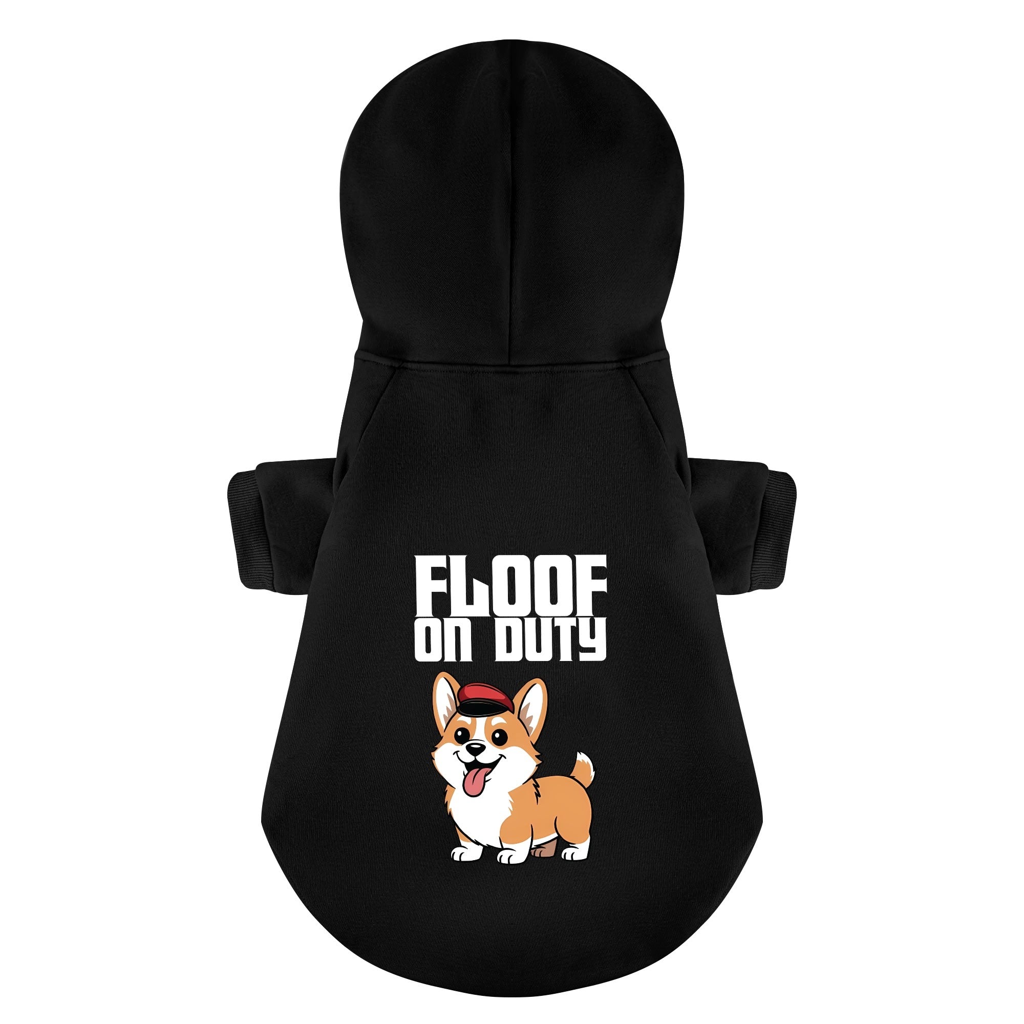 Floof on Duty - Corgi Hoodie - Dog Clothes