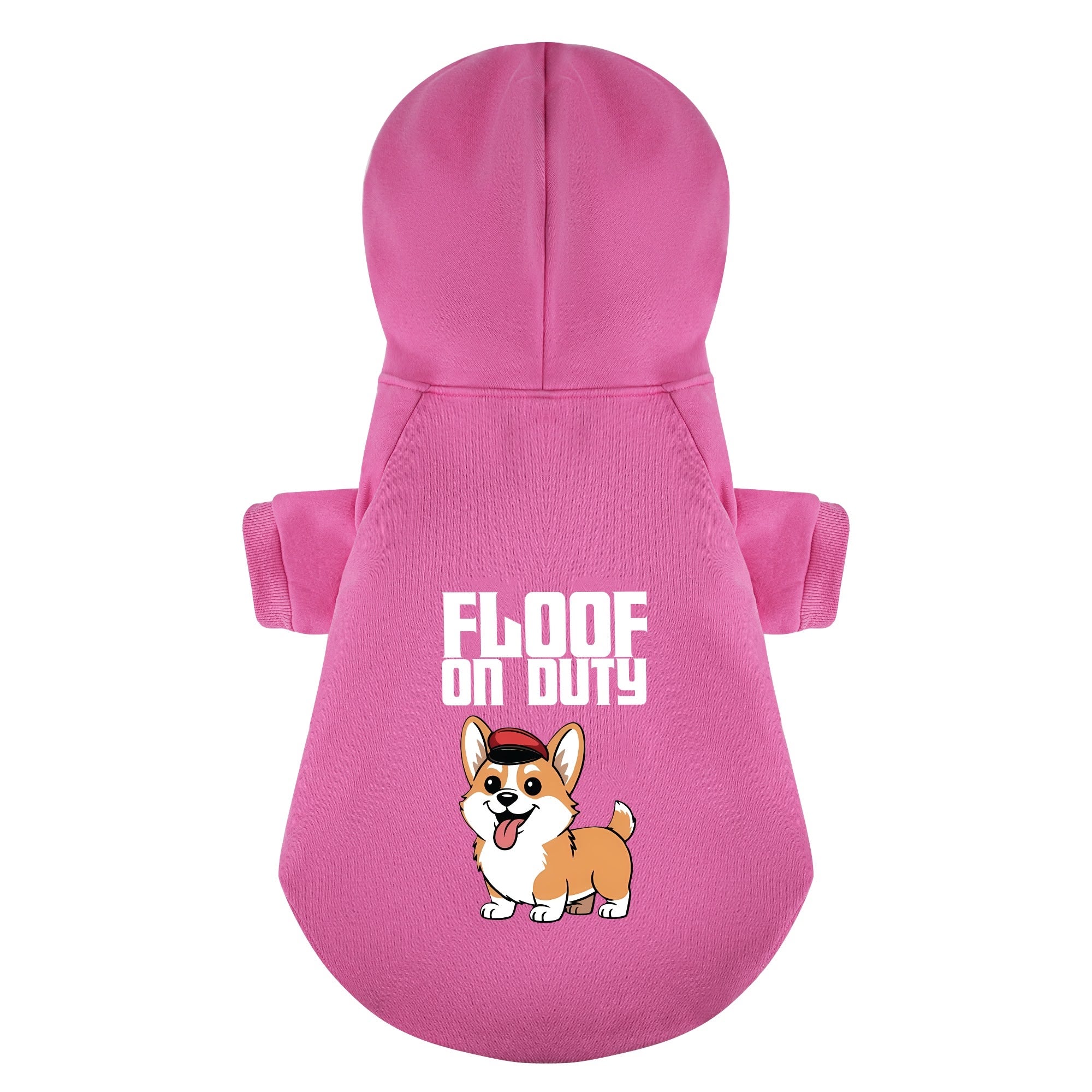 Floof on Duty - Corgi Hoodie - Dog Clothes