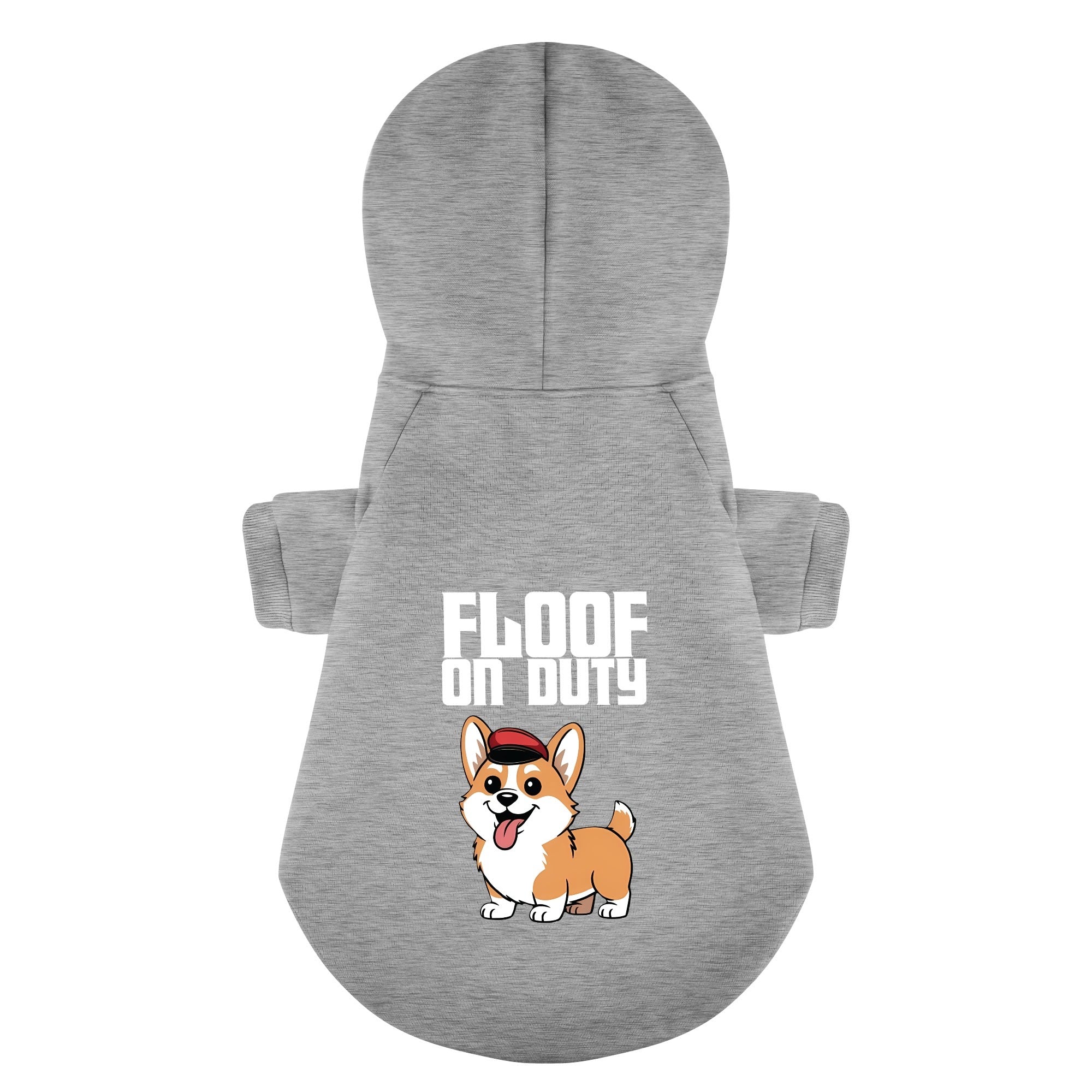 Floof on Duty - Corgi Hoodie - Dog Clothes