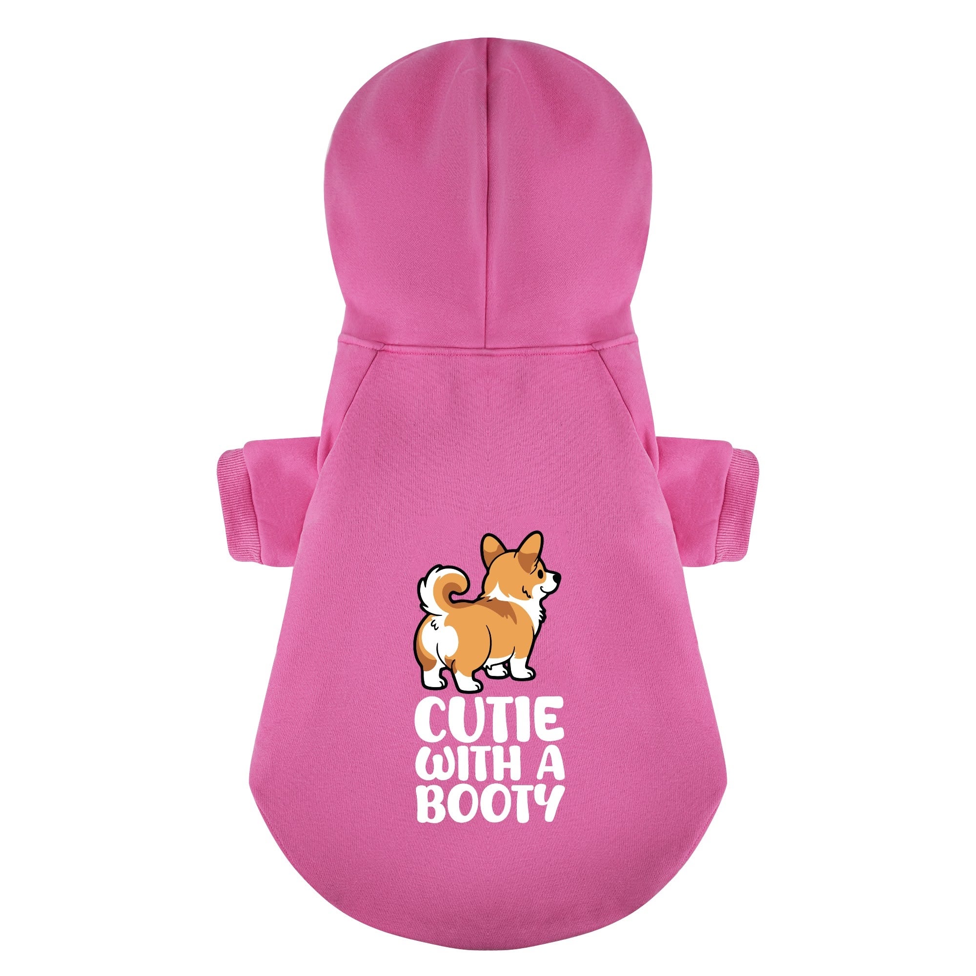 Cutie with a booty - Corgi Hoodie - Dog Clothes