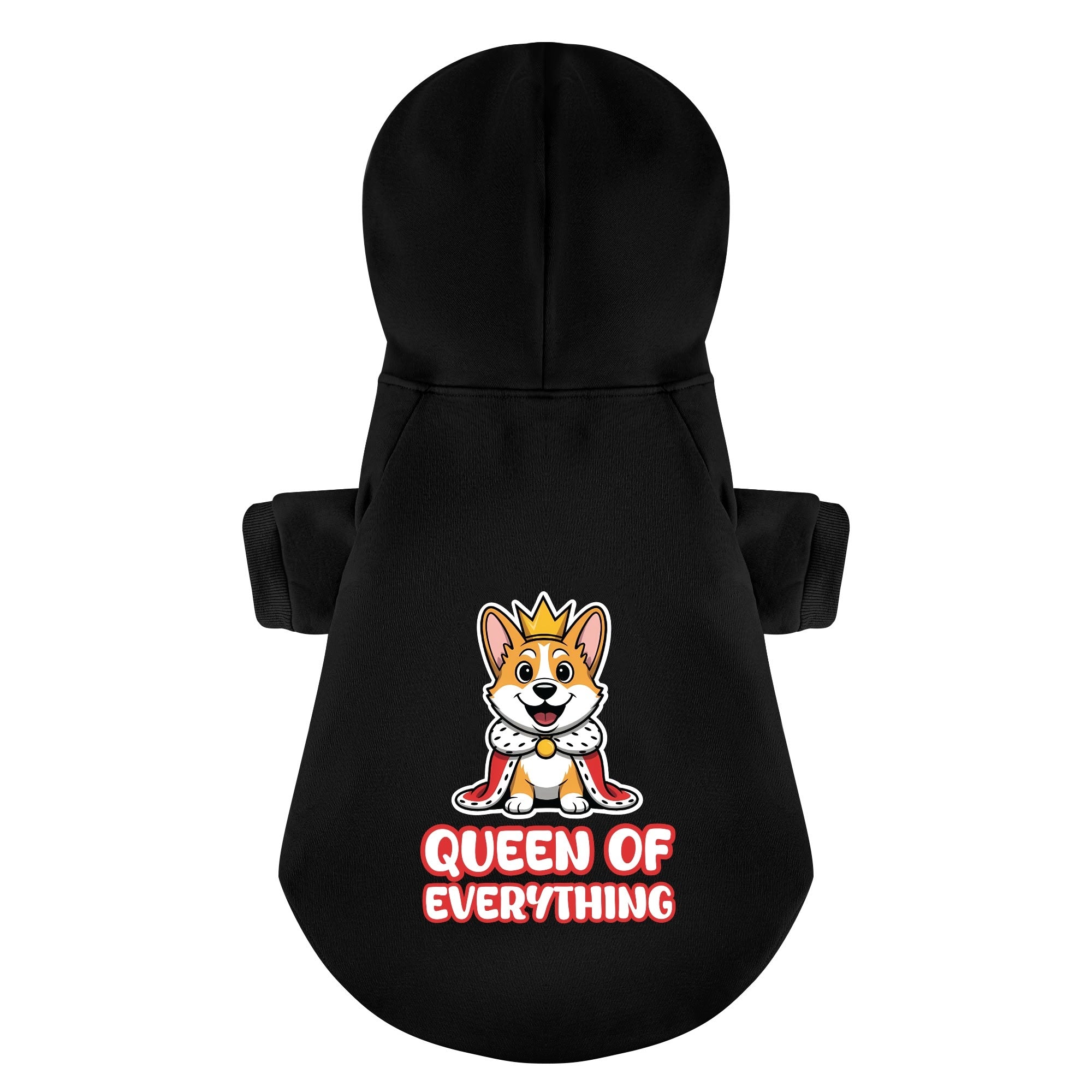 Queen of Everything - Corgi Hoodie - Dog Clothes