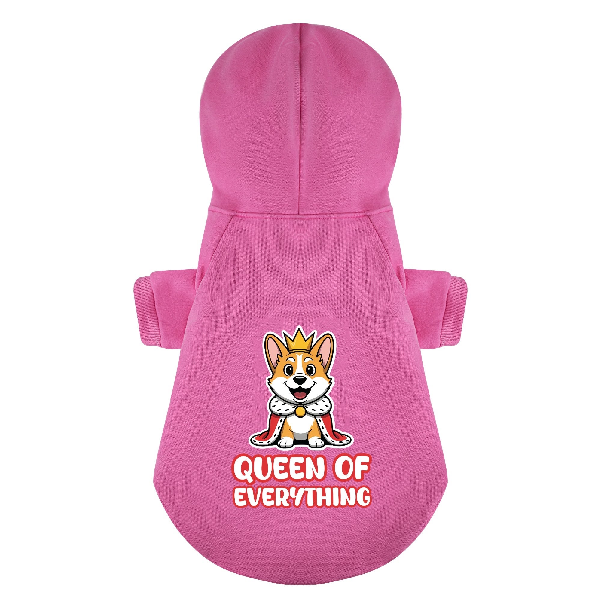 Queen of Everything - Corgi Hoodie - Dog Clothes