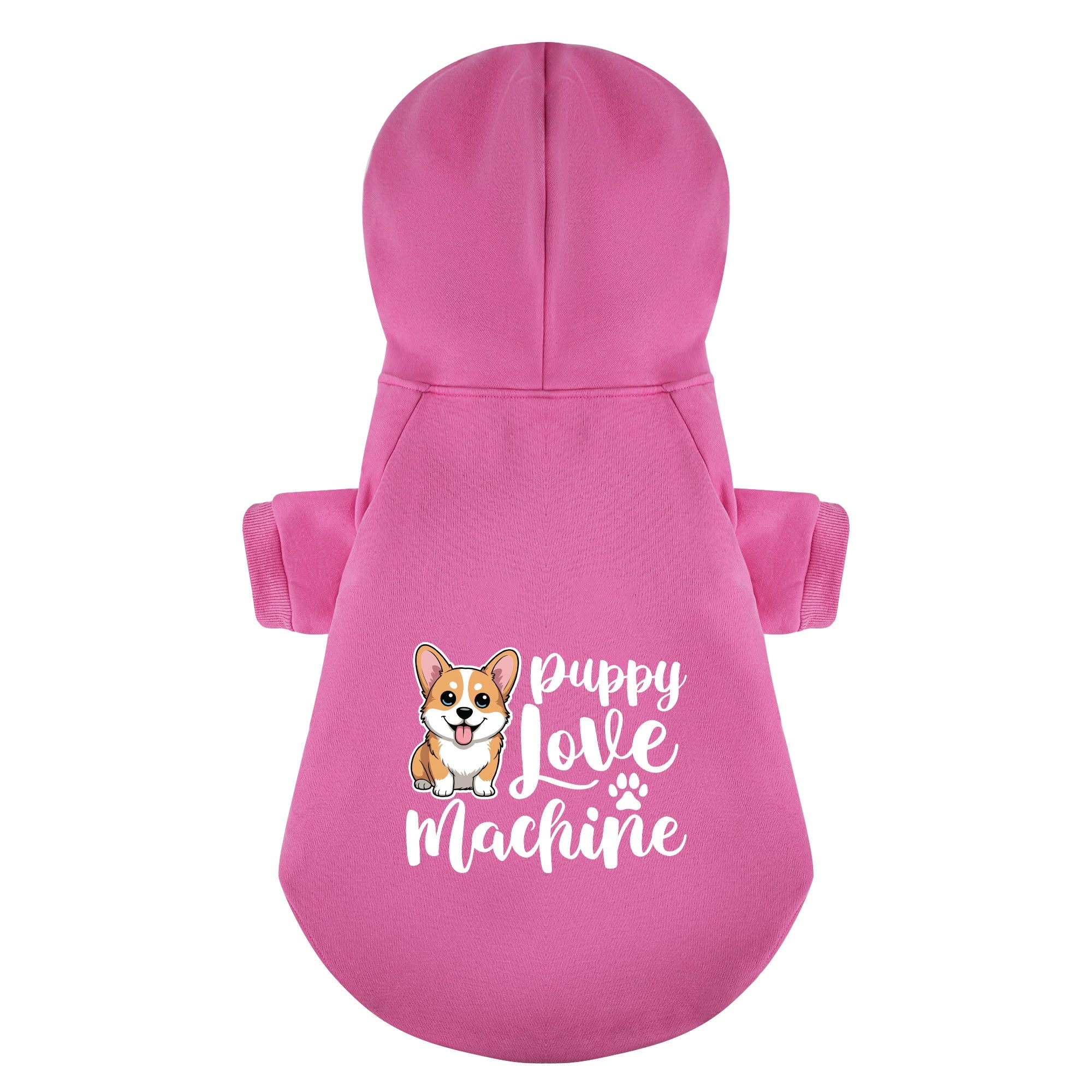 Puppy Love Machine - Corgi Hoodie - Dog Clothes