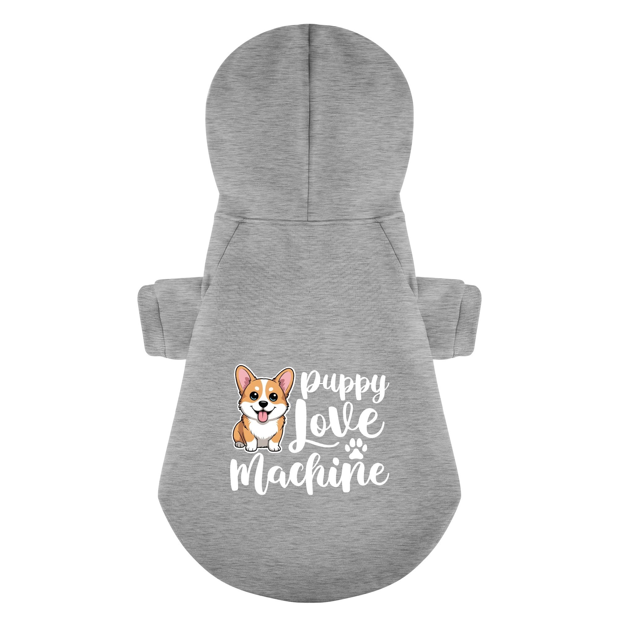 Puppy Love Machine - Corgi Hoodie - Dog Clothes