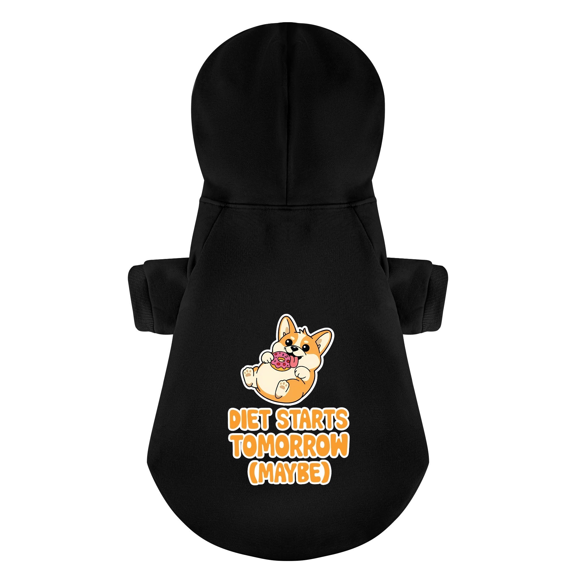 Diet starts tomorrow (maybe) - Corgi Hoodie - Dog Clothes