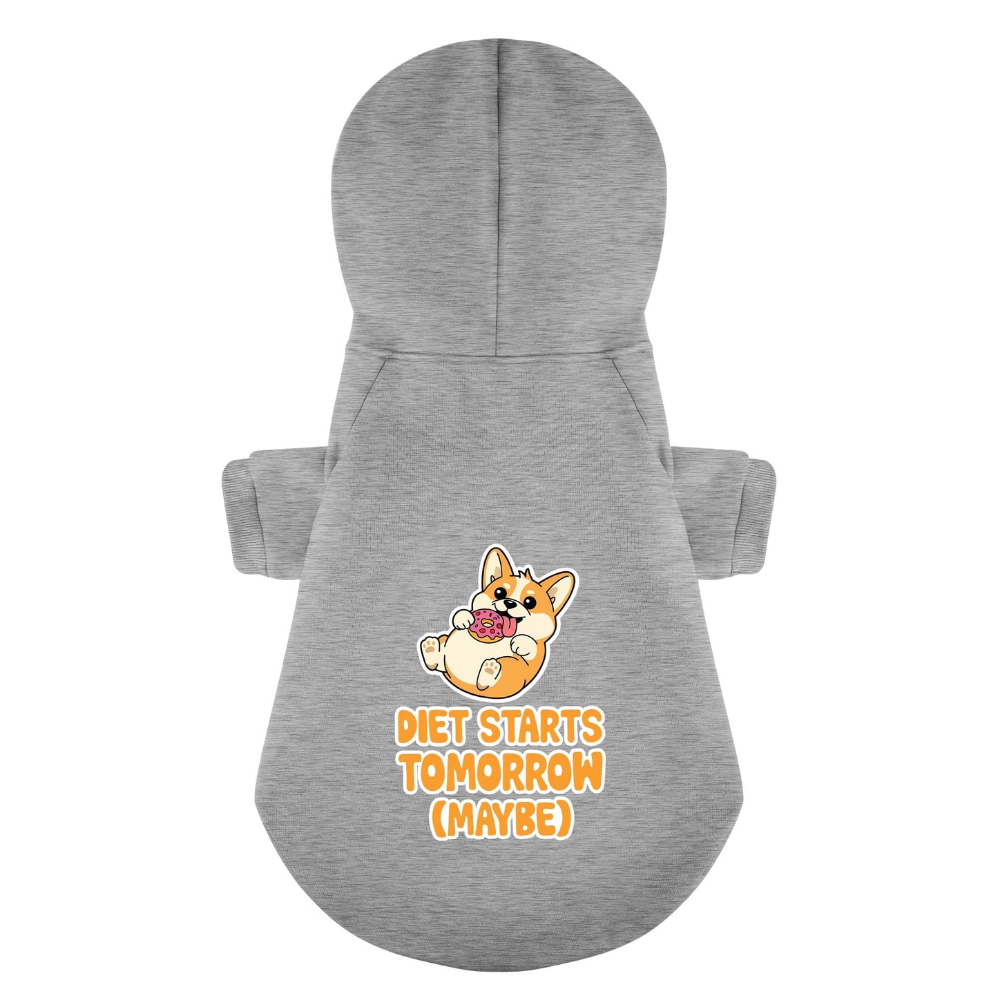 Diet starts tomorrow (maybe) - Corgi Hoodie - Dog Clothes