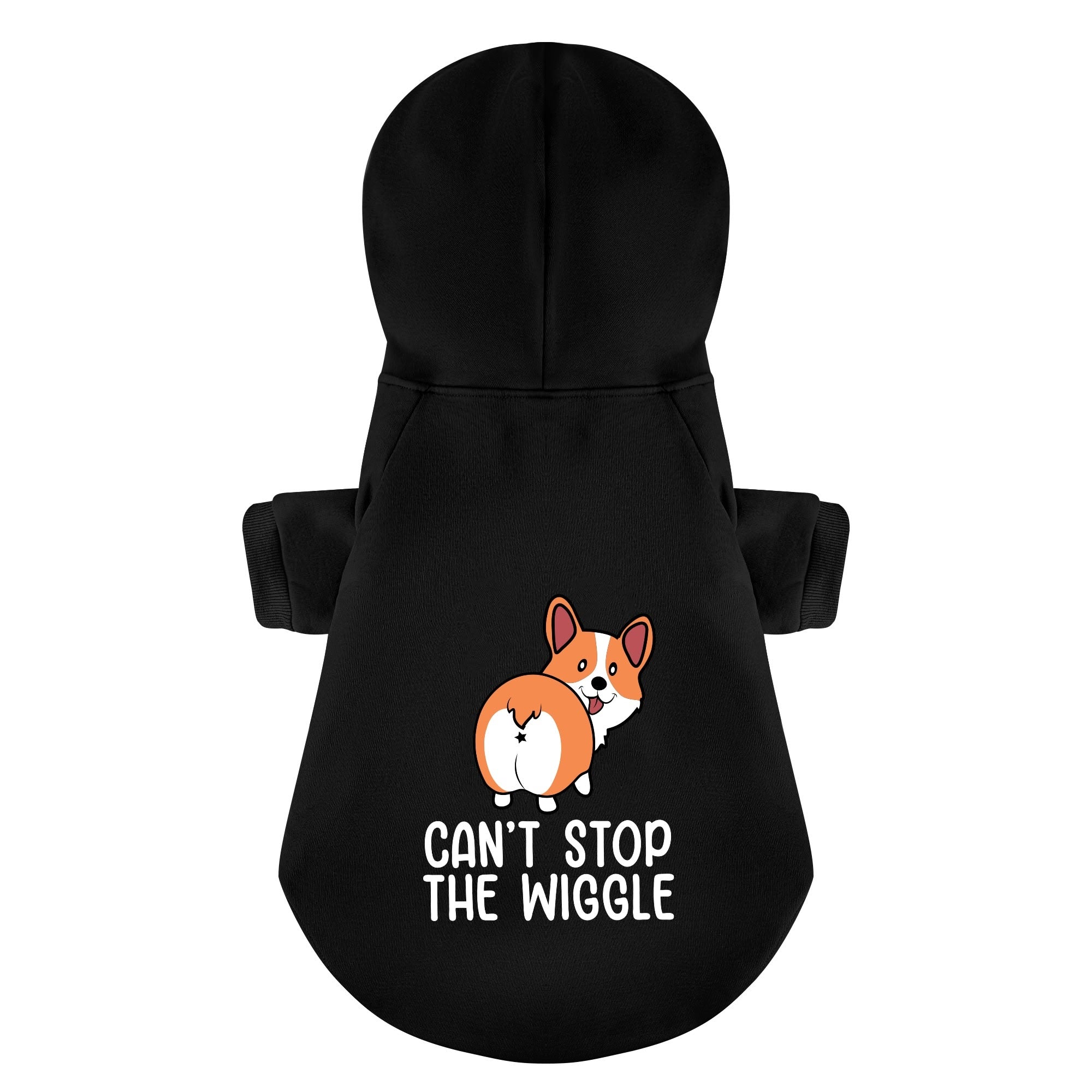Can’t Stop the Wiggle - Corgi Hoodie - Dog Clothes