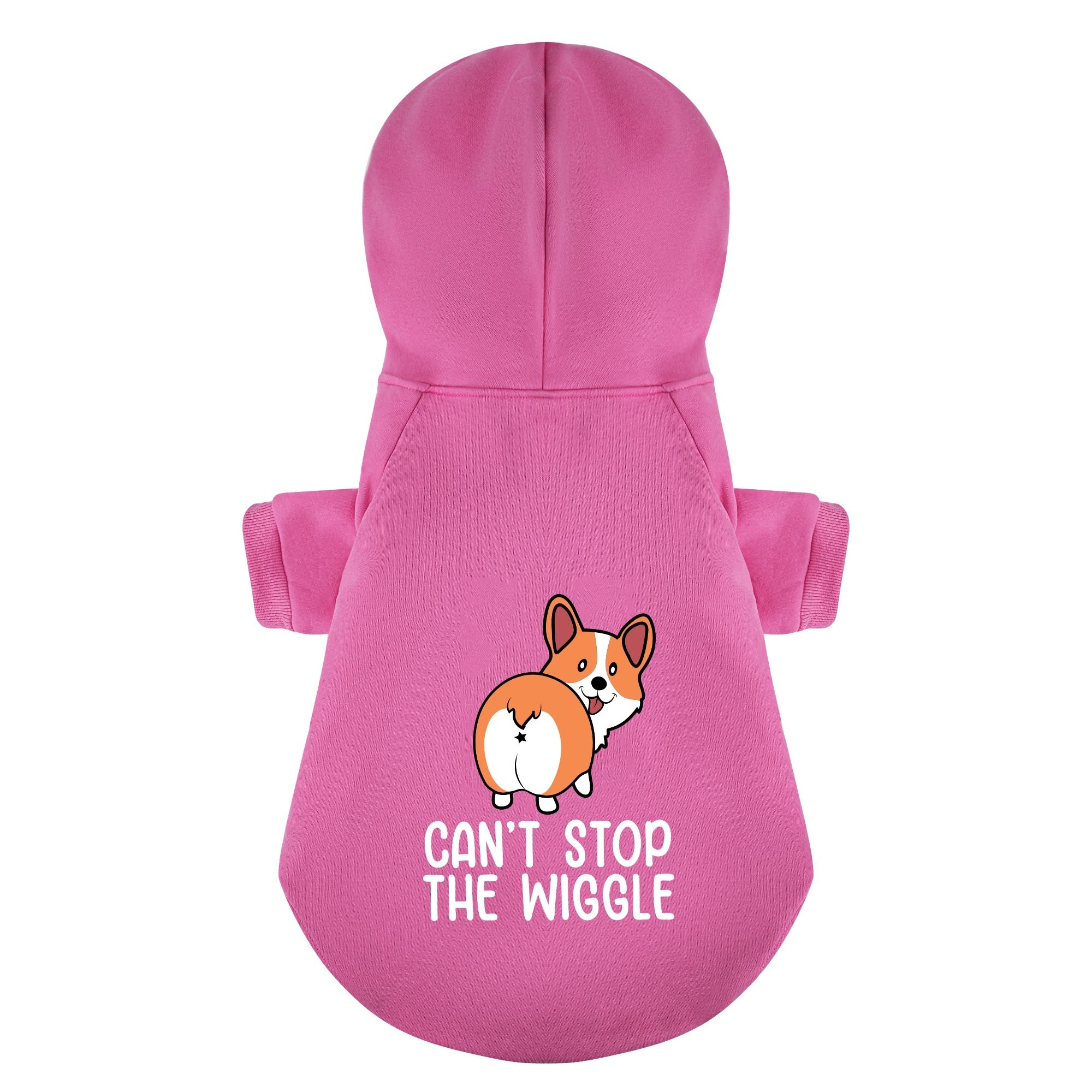 Can’t Stop the Wiggle - Corgi Hoodie - Dog Clothes