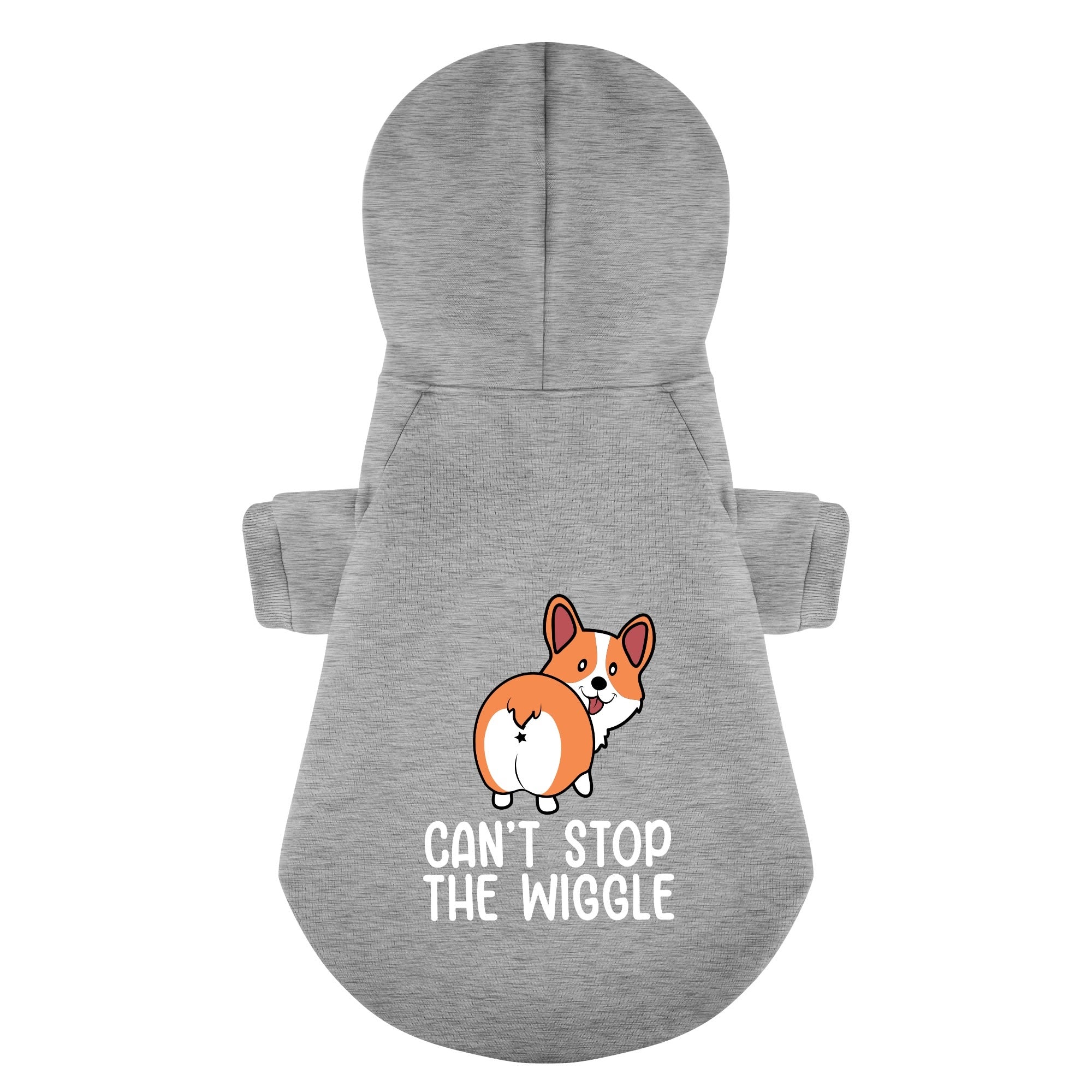 Can’t Stop the Wiggle - Corgi Hoodie - Dog Clothes