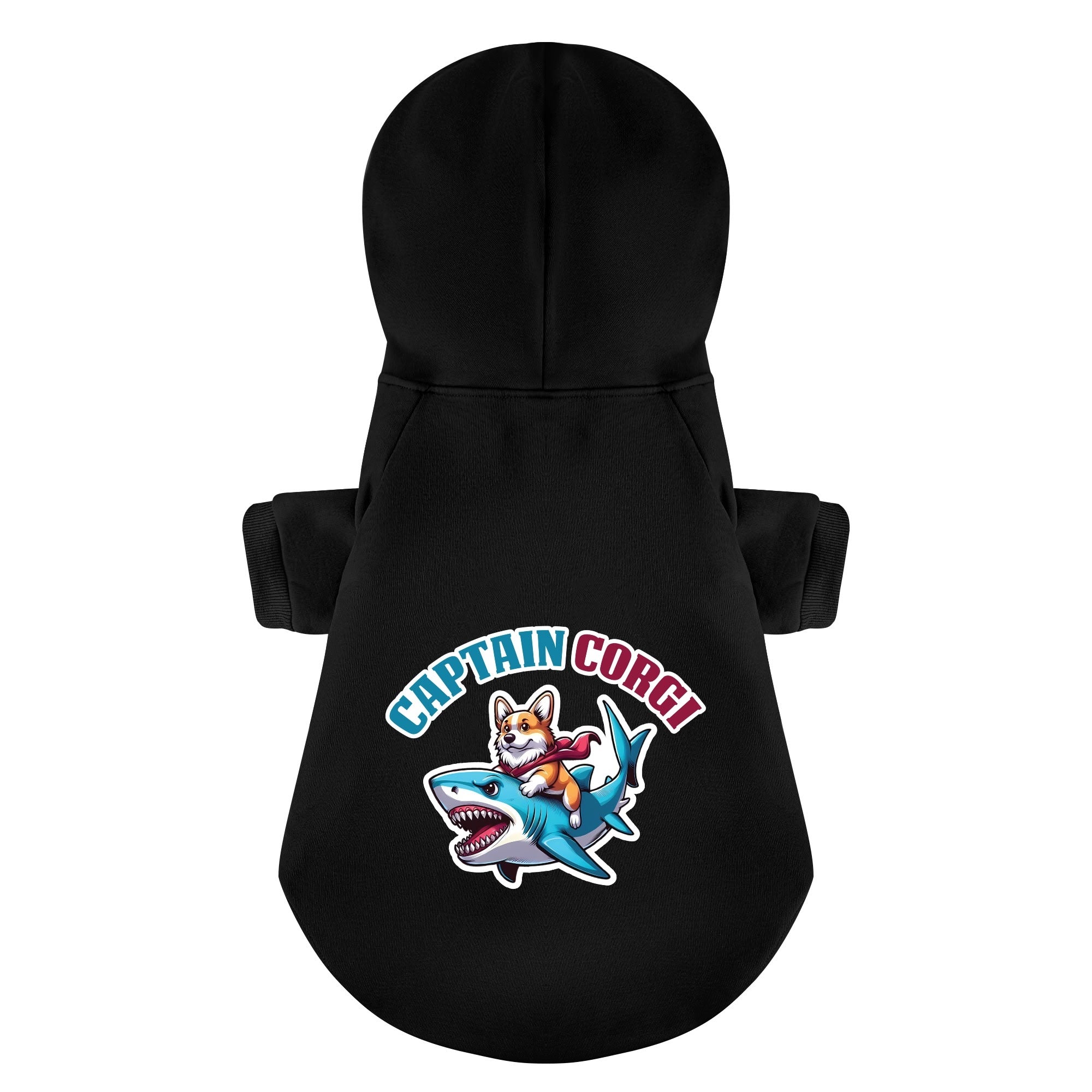 Captain Corgi - Corgi Hoodie - Dog Clothes
