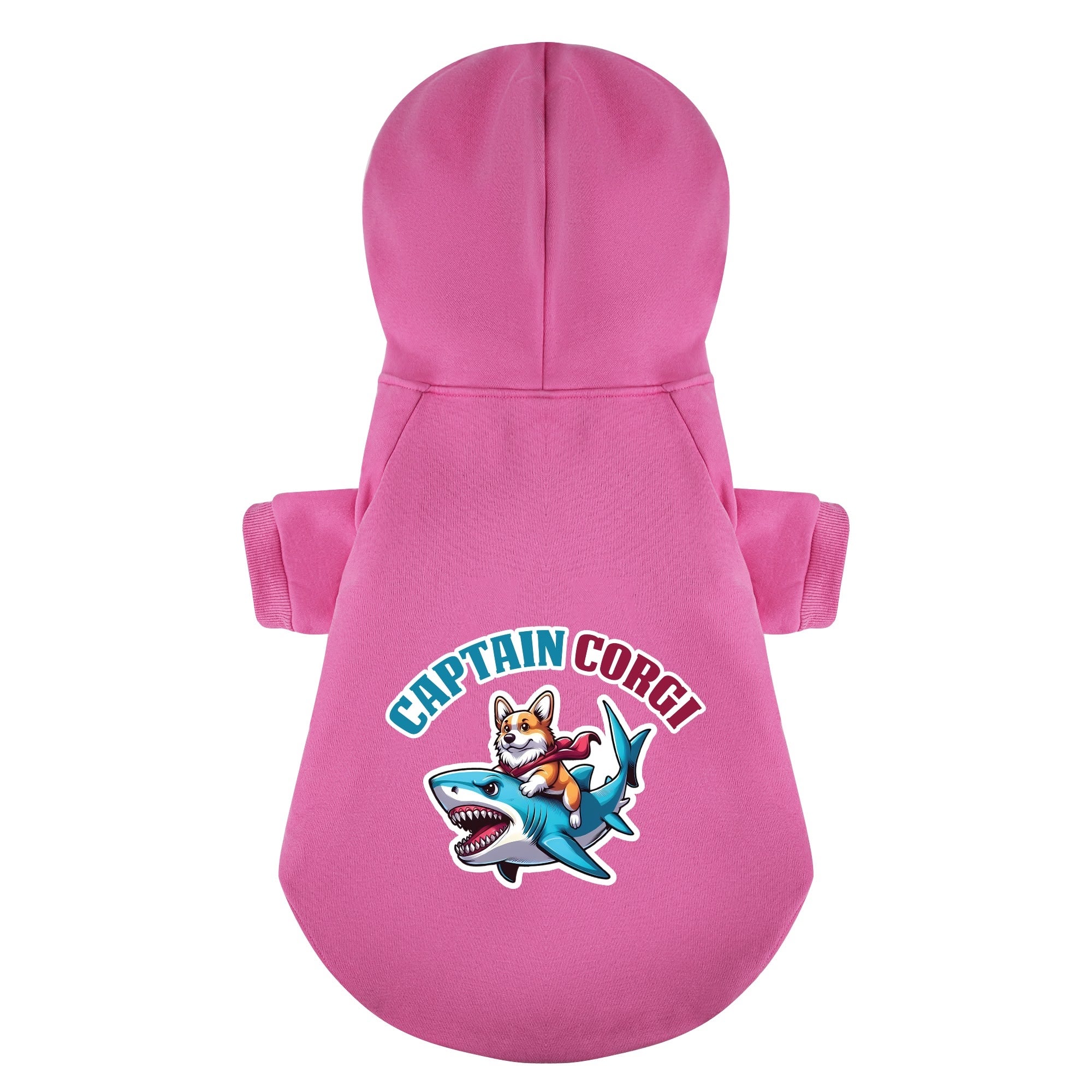 Captain Corgi - Corgi Hoodie - Dog Clothes