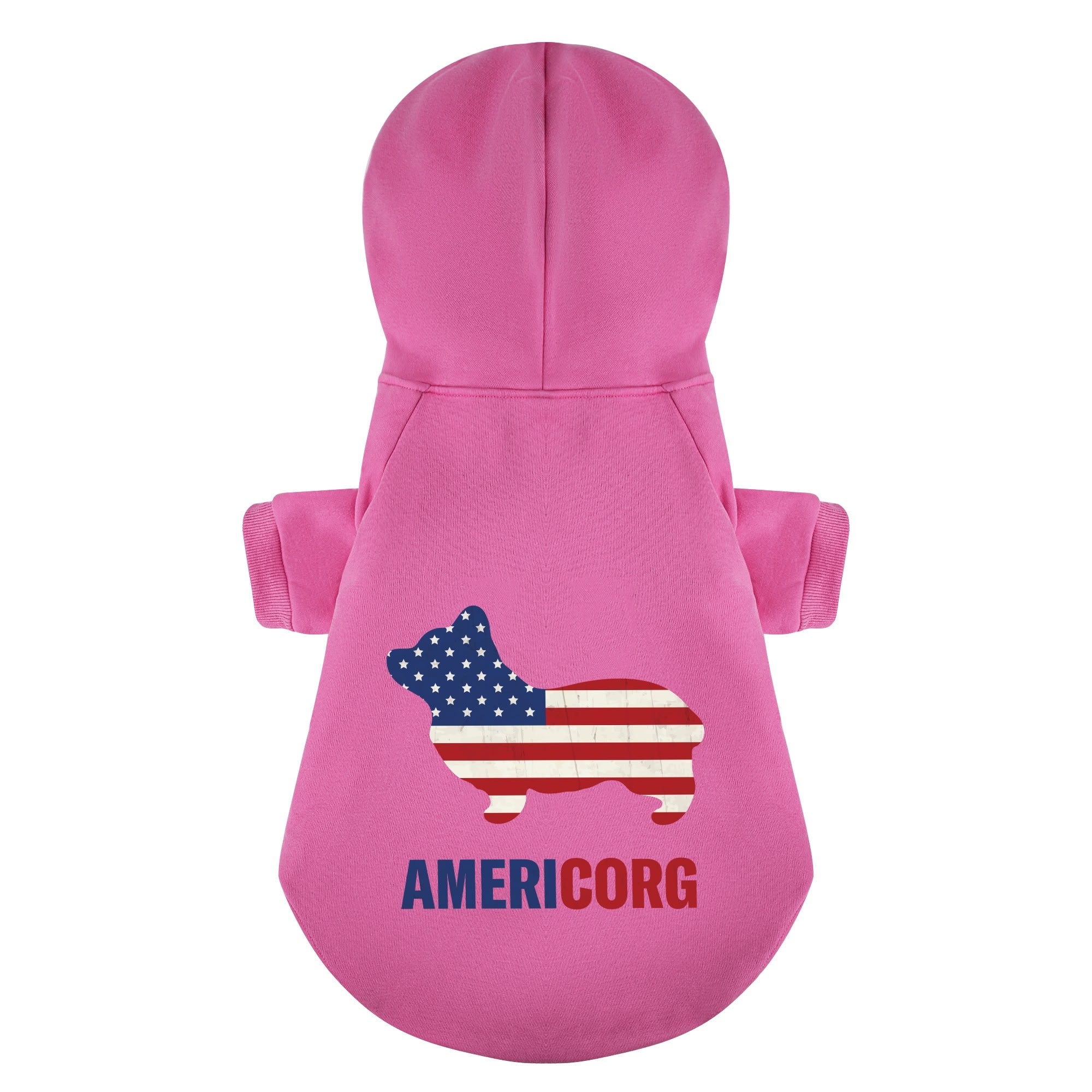 Americorg - Corgi Hoodie - Dog Clothes