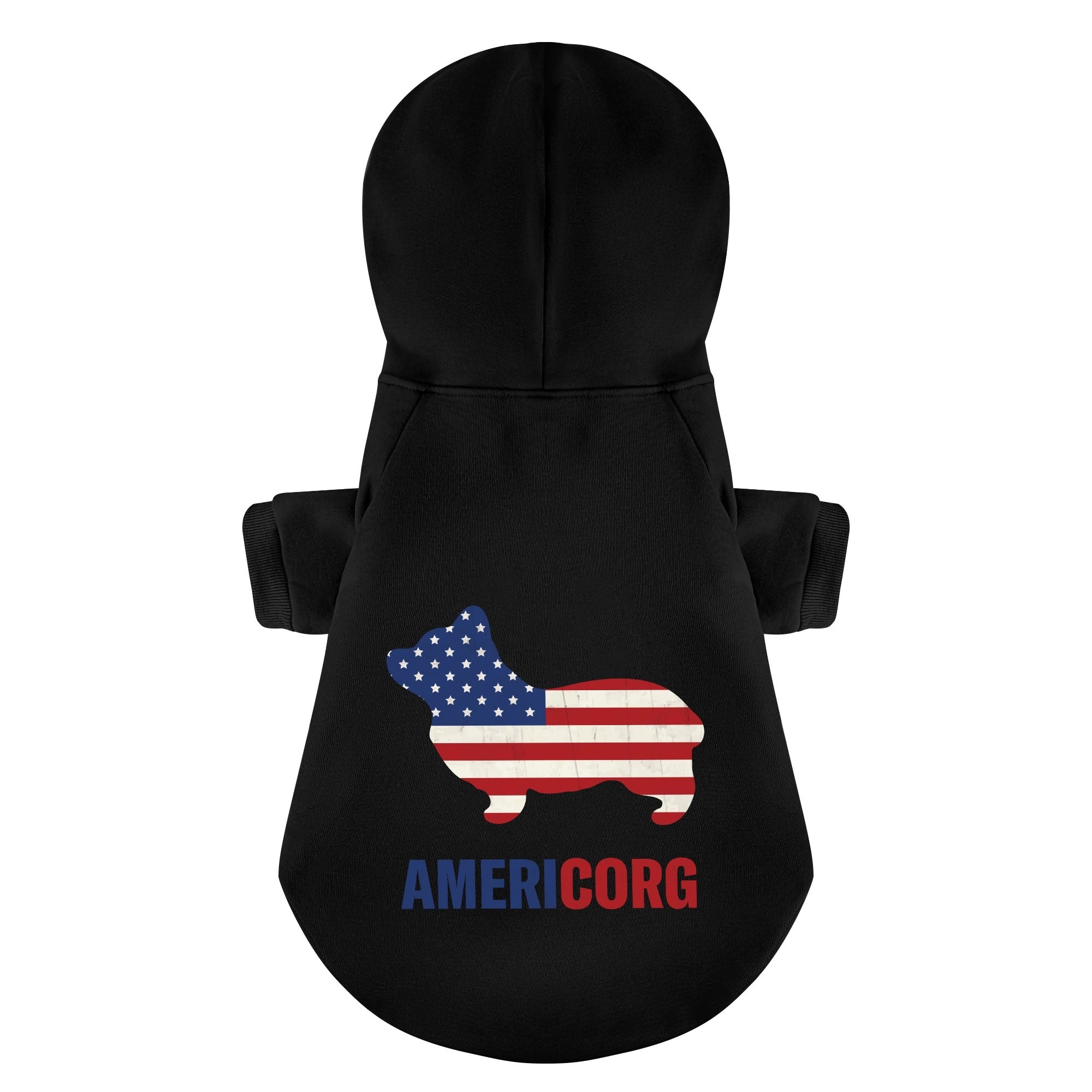 Americorg - Corgi Hoodie - Dog Clothes