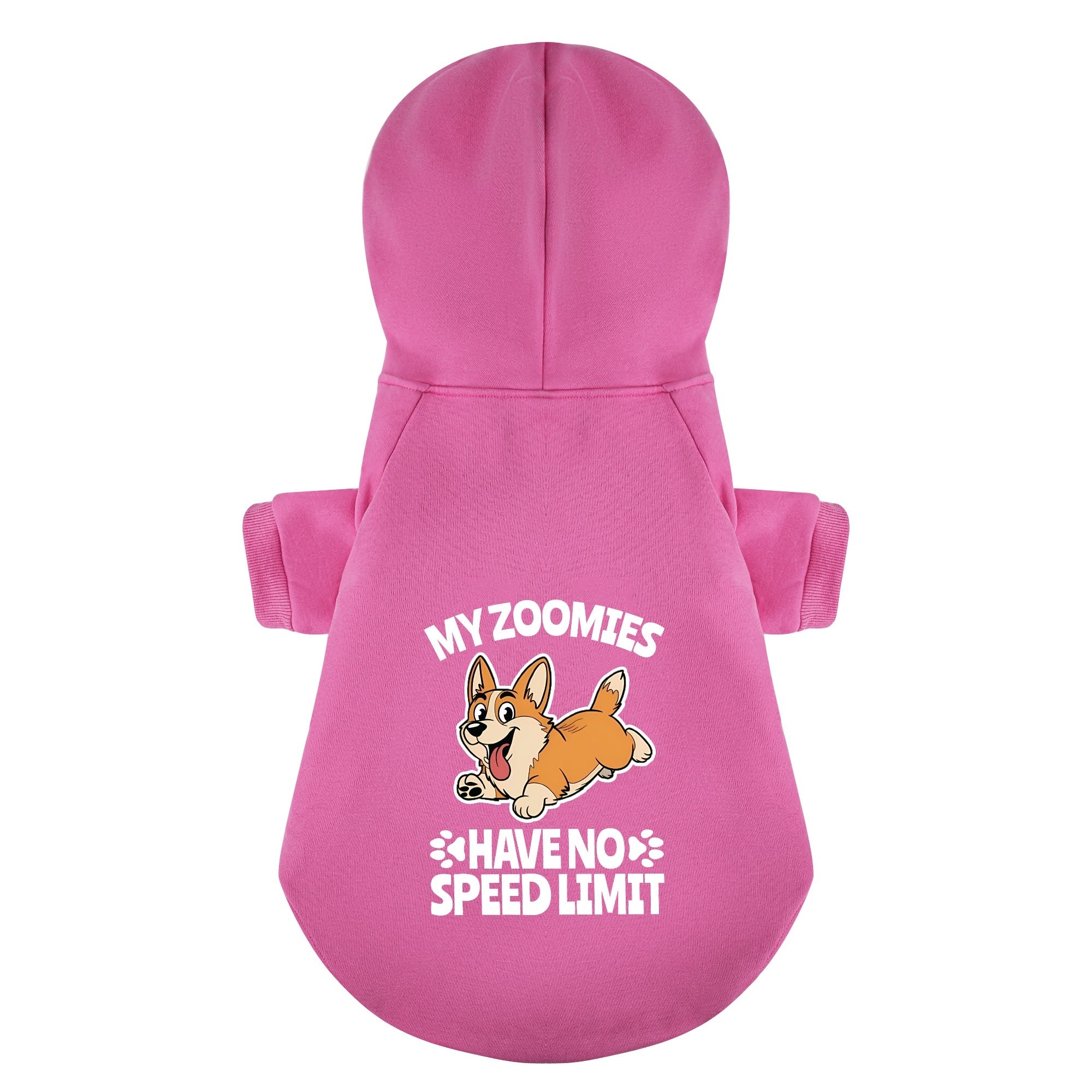 My zoomies have no speed limit - Corgi Hoodie - Dog Clothes