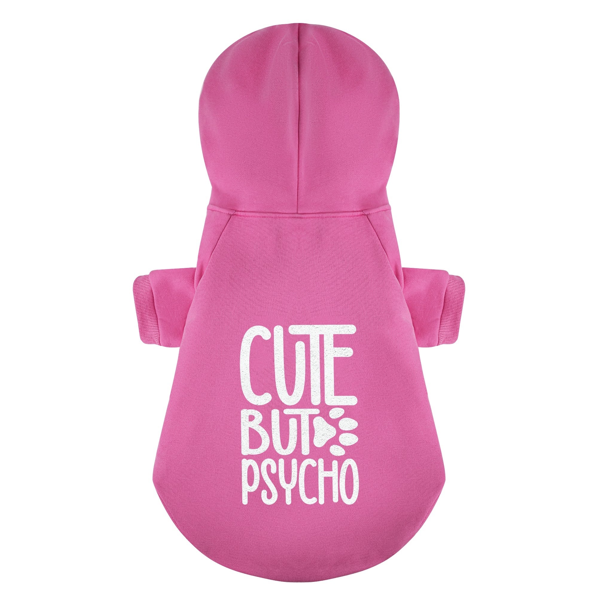 Cute, but psycho – Dog Hoodie – Dog Clothes
