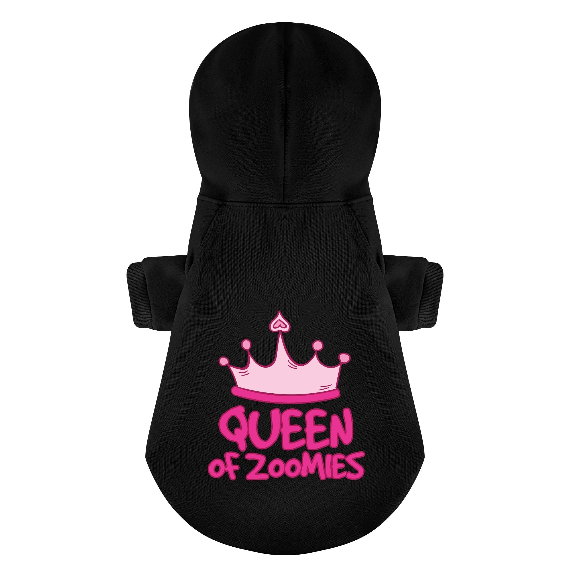 Queen of Zoomies  – Dog Hoodie – Dog Clothes