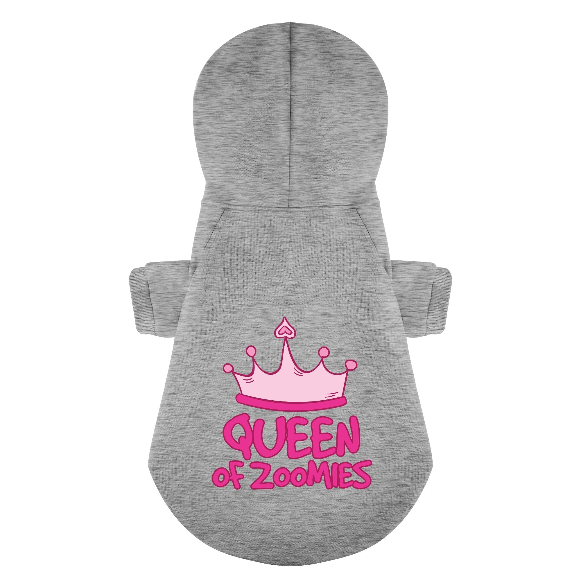 Queen of Zoomies  – Dog Hoodie – Dog Clothes