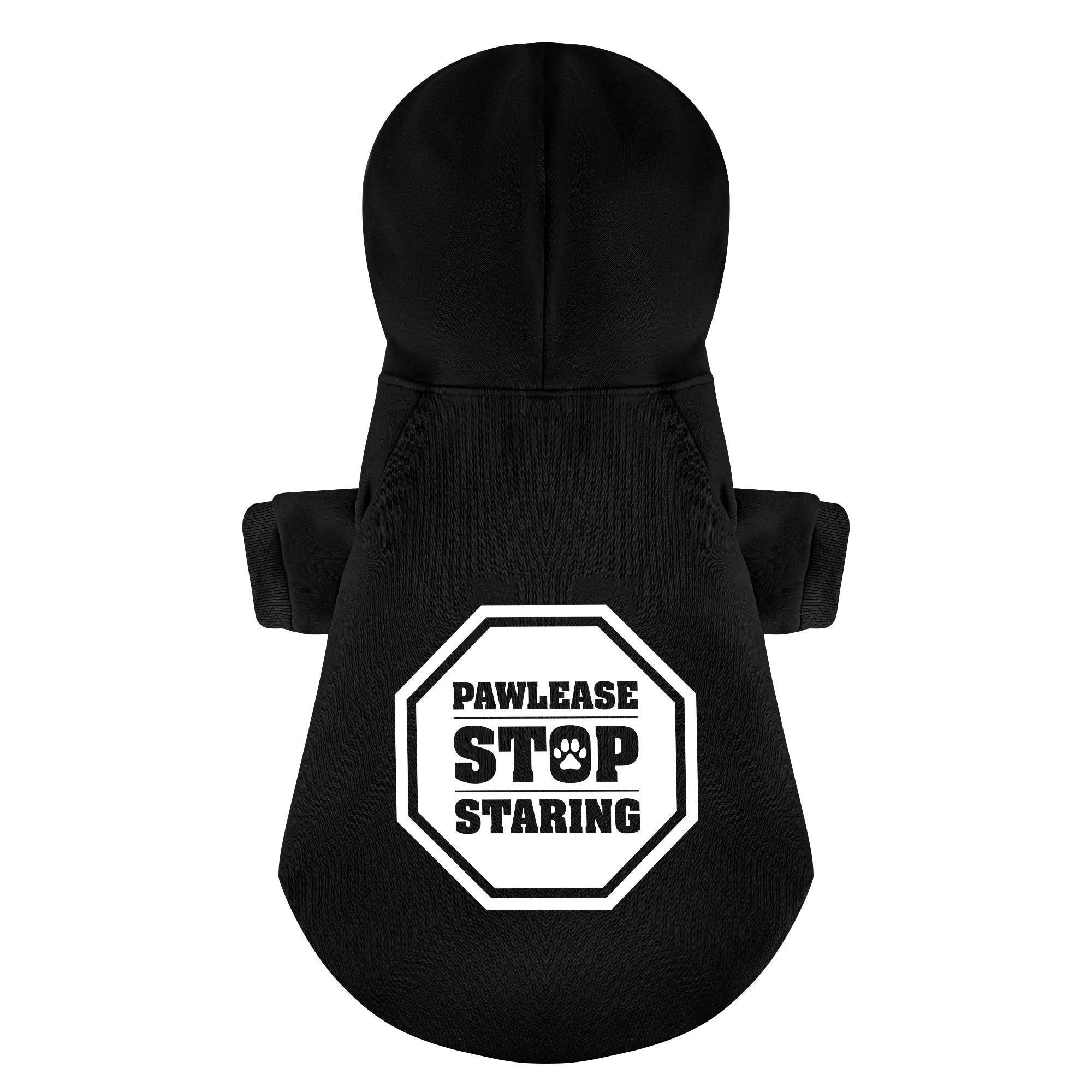 Pawlease Stop Staring – Dog Hoodie – Dog Clothes