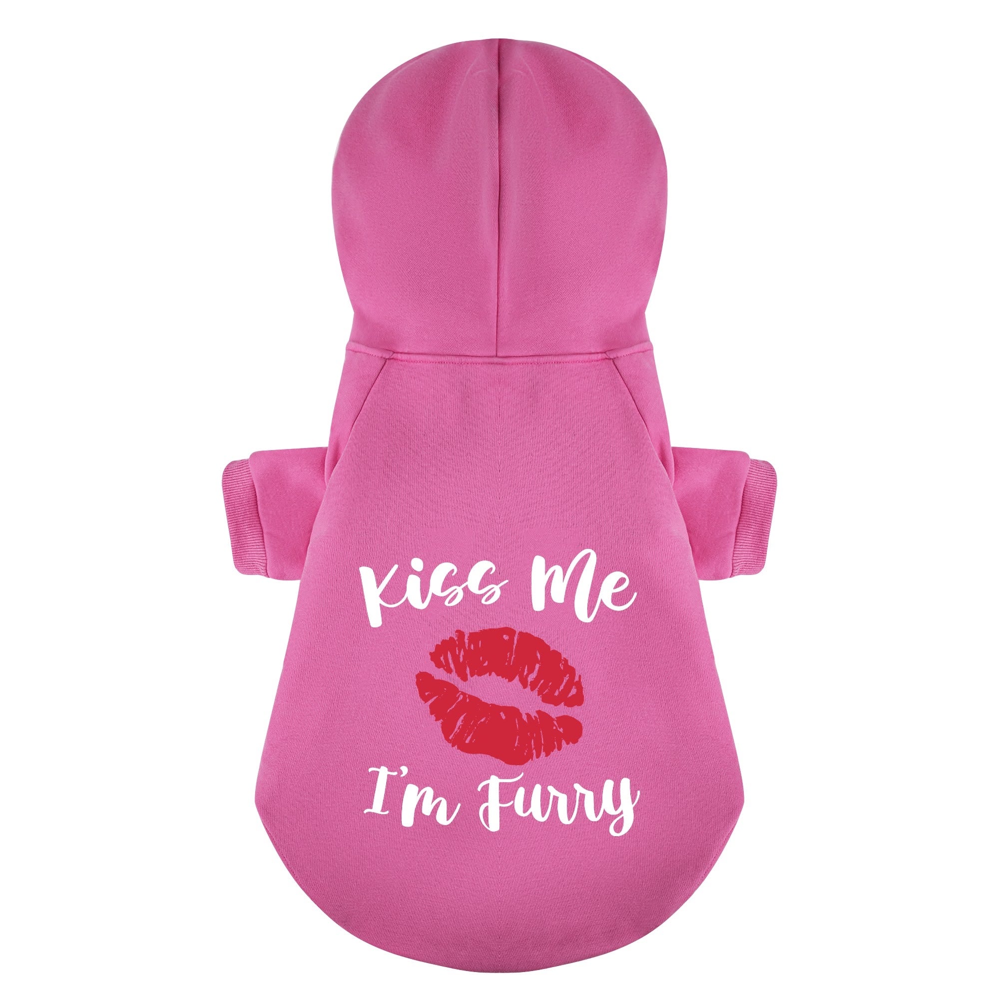 Kiss Me, I’m Furry – Dog Hoodie – Dog Clothes