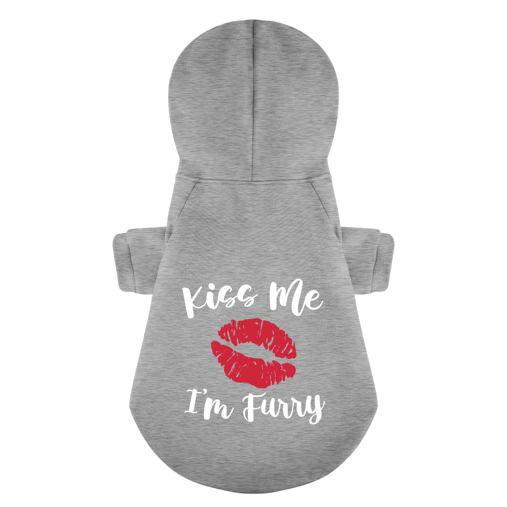 Kiss Me, I’m Furry – Dog Hoodie – Dog Clothes