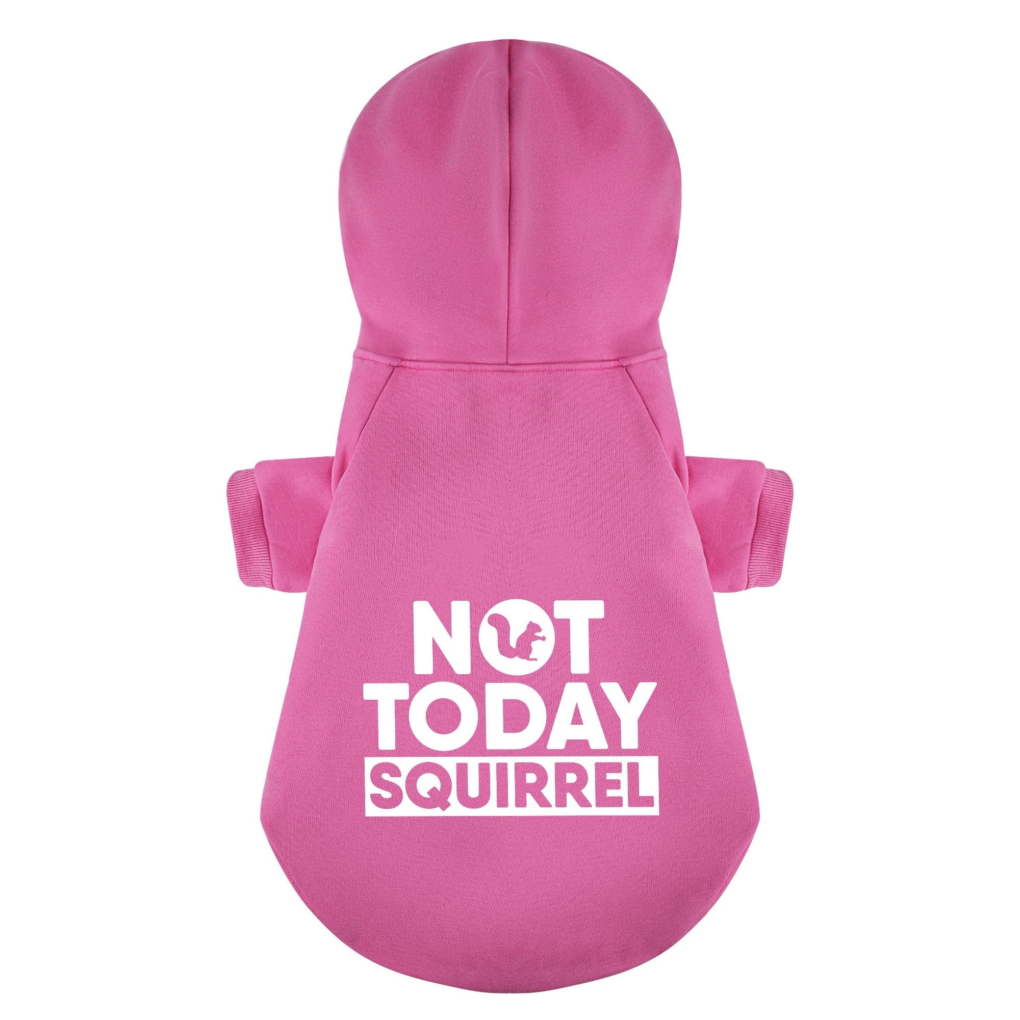 Not Today, Squirrel – Dog Hoodie – Dog Clothes