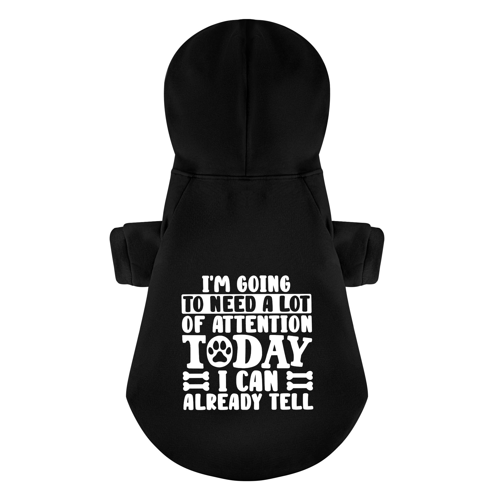 I'm Going to Need a Lot of Attention Today I Can Already Tell– Dog Hoodie – Dog Clothes
