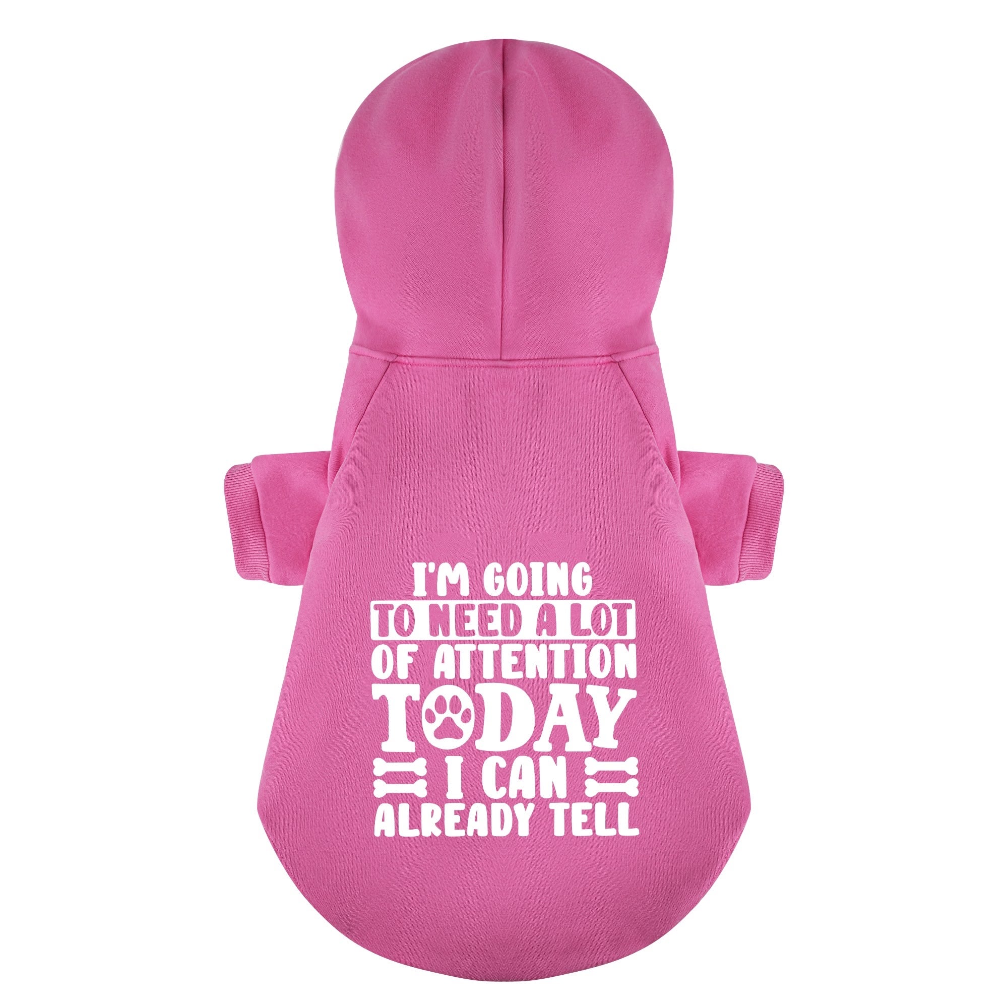 I'm Going to Need a Lot of Attention Today I Can Already Tell– Dog Hoodie – Dog Clothes