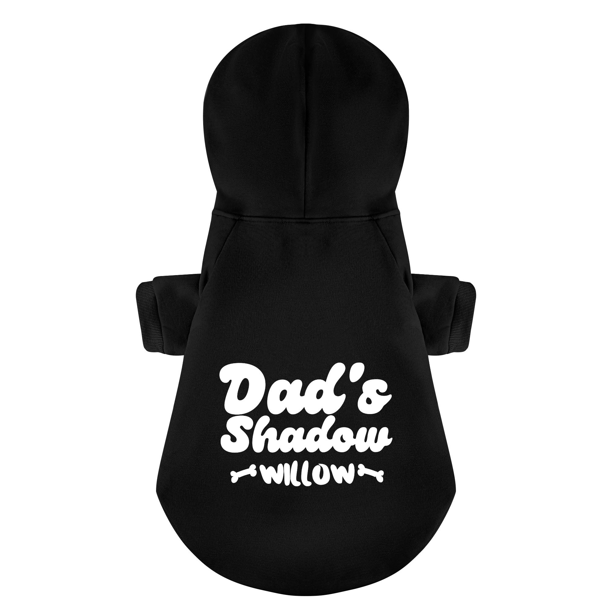 Dad's Shadow - personalized hoodie with your dog name – dog hoodie – dog clothes