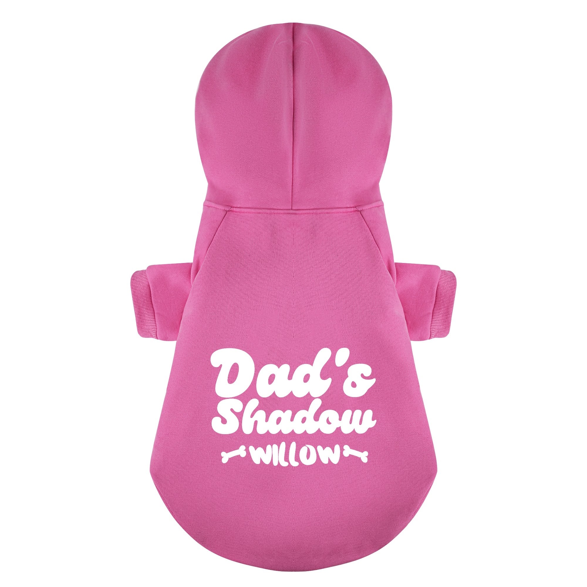 Dad's Shadow - personalized hoodie with your dog name – dog hoodie – dog clothes