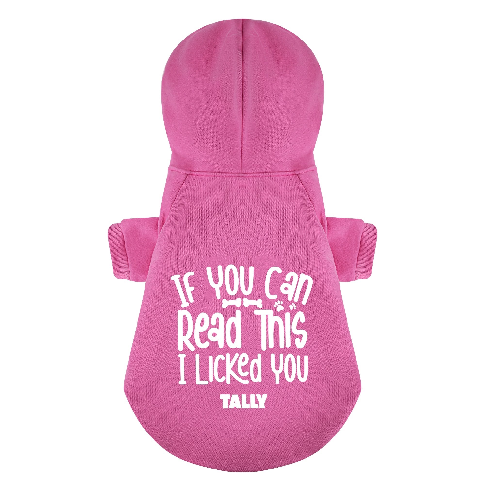 If You Can Read This, I Licked You - personalized hoodie with your dog name – dog hoodie – dog clothes
