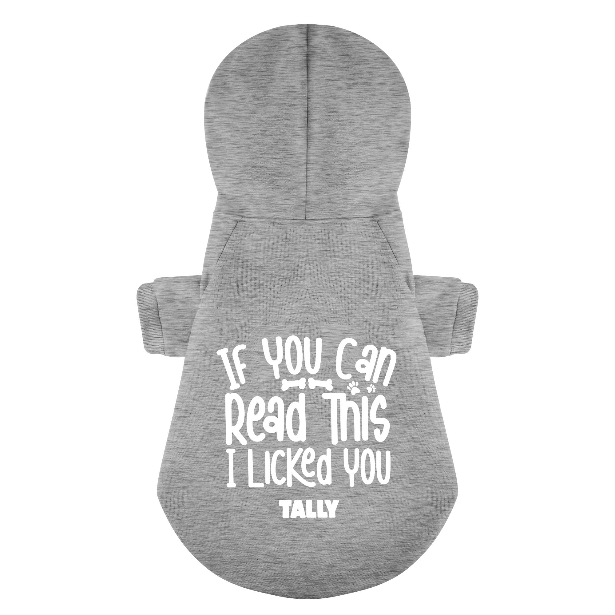 If You Can Read This, I Licked You - personalized hoodie with your dog name – dog hoodie – dog clothes