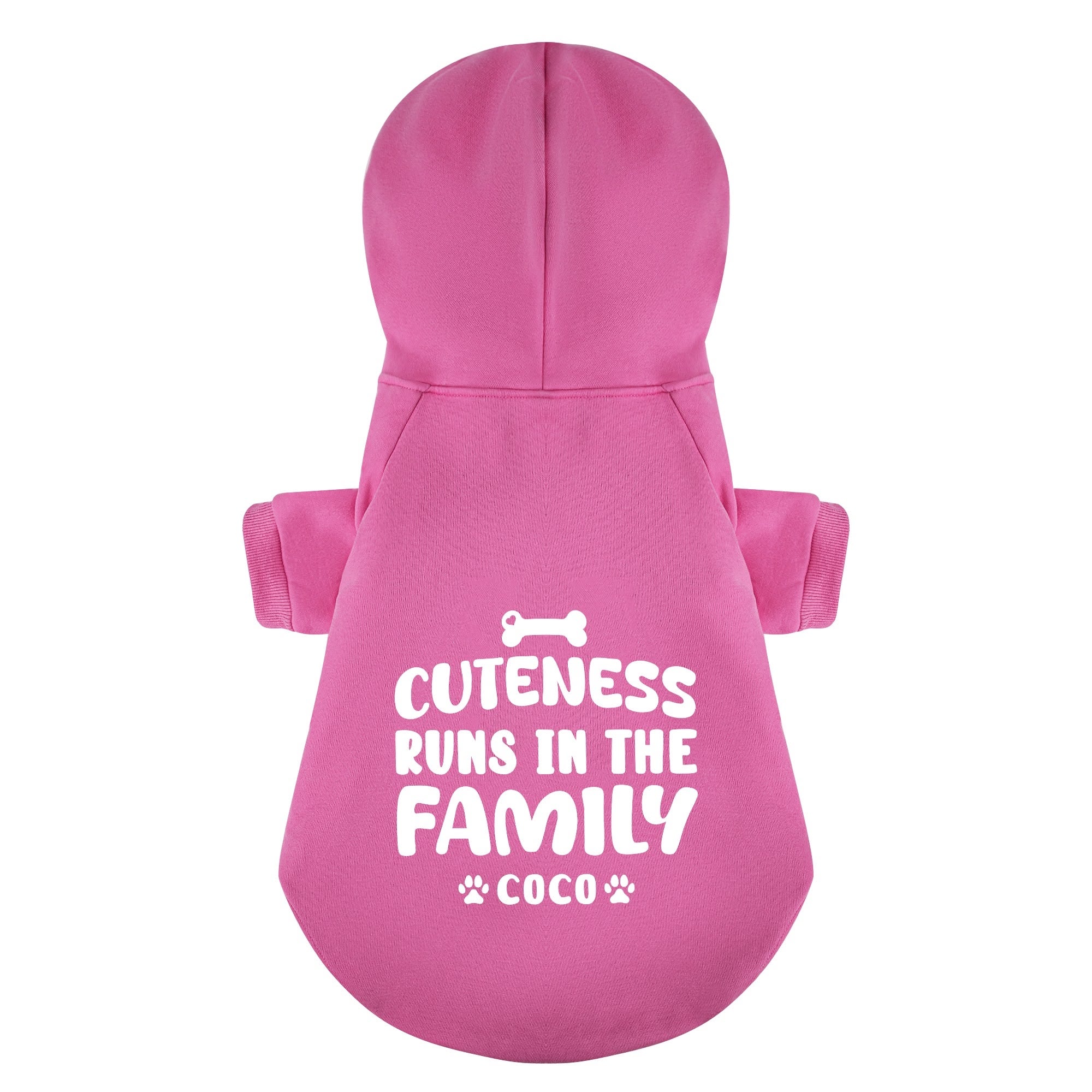 Cuteness Runs in the Family - personalized hoodie with your dog name – dog hoodie – dog clothes
