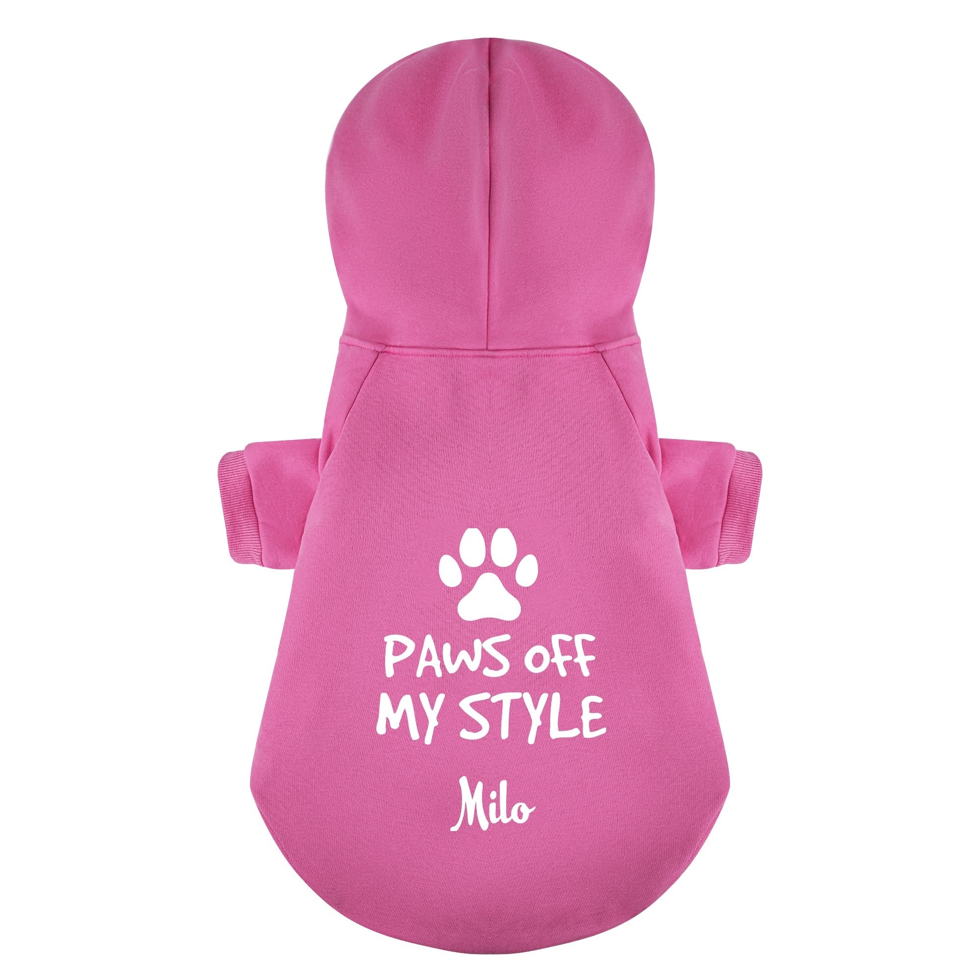 PAWS OFF MY STYLE - personalized hoodie with your dog name – dog hoodie – dog clothes